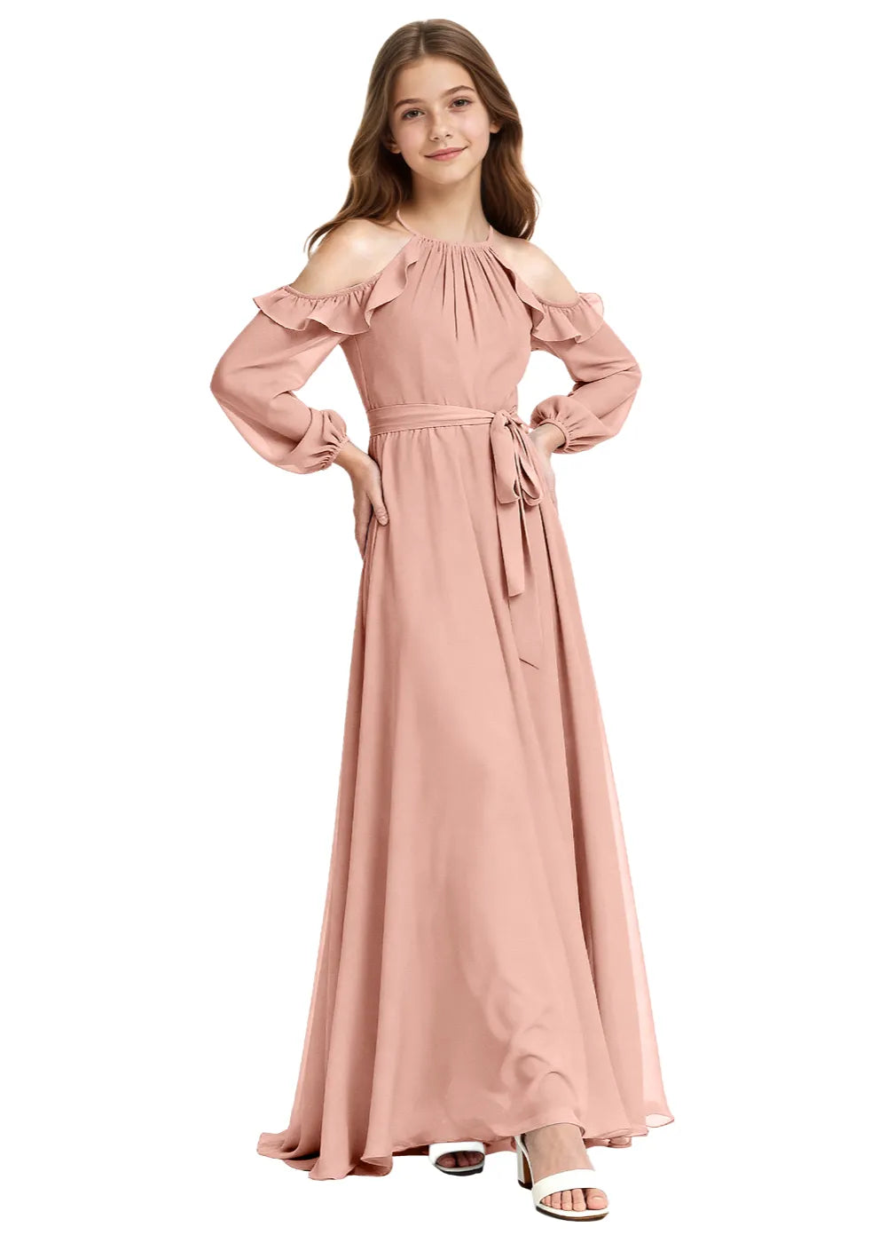 Graceful Long Sleeve Dress