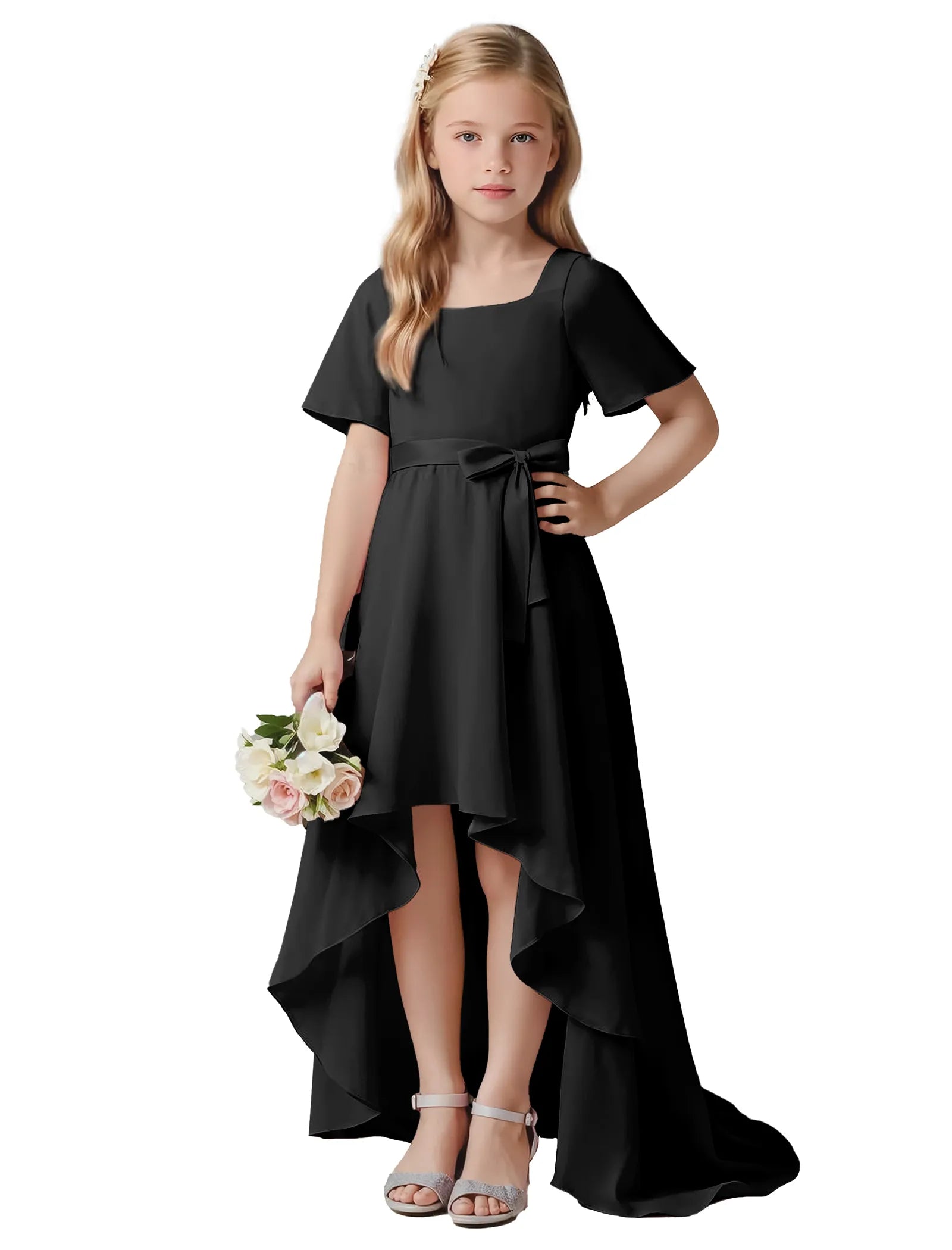 Bella Bow Elegance Dress for Girls
