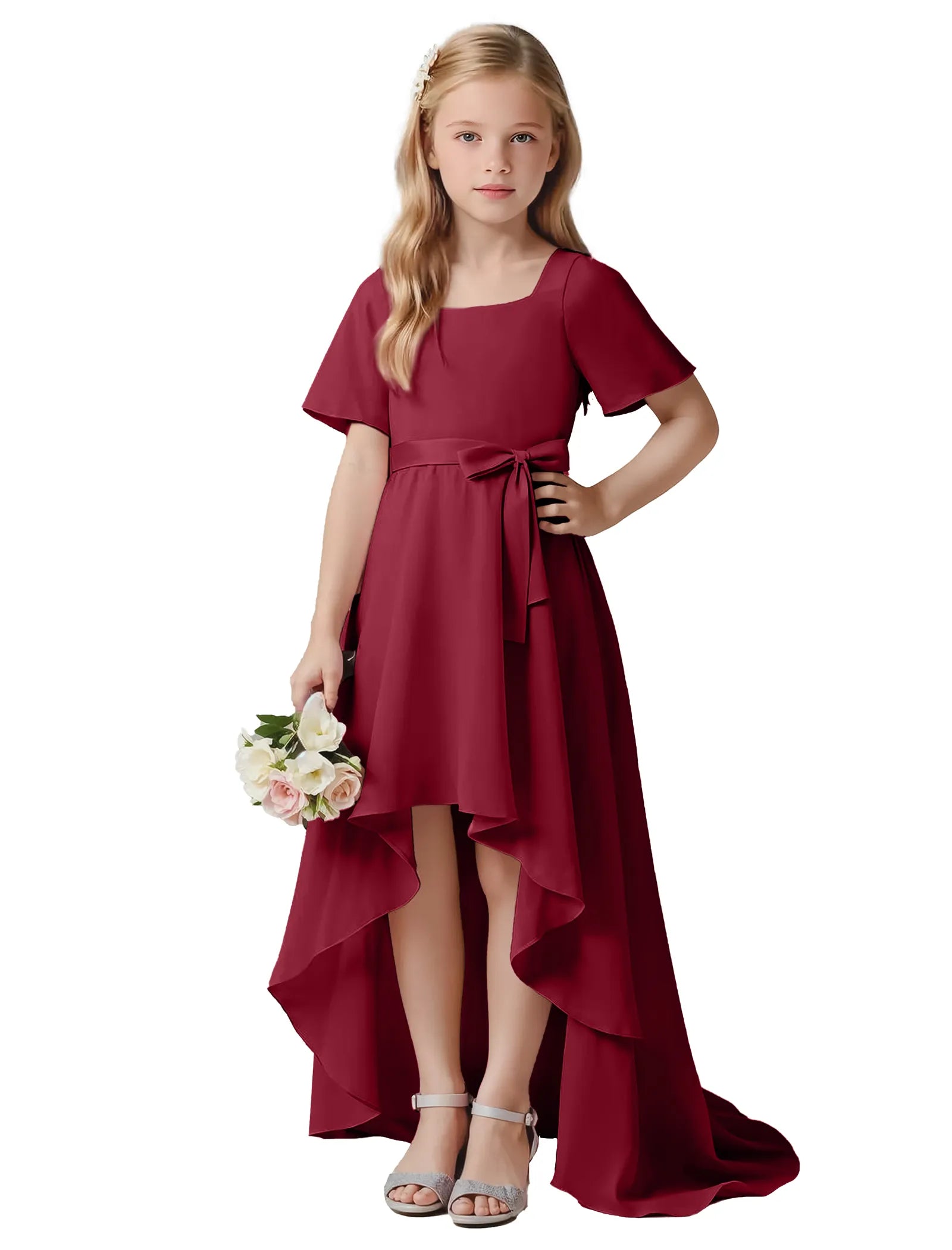 Bella Bow Elegance Dress for Girls