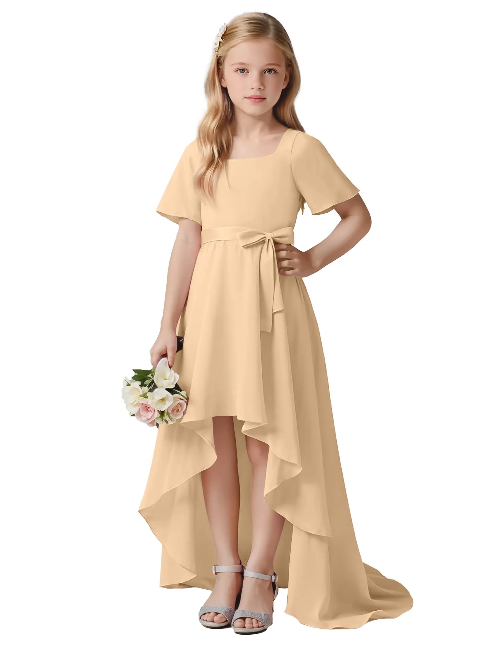 Bella Bow Elegance Dress for Girls