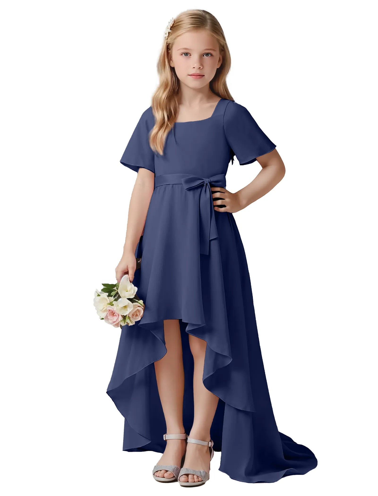 Bella Bow Elegance Dress for Girls