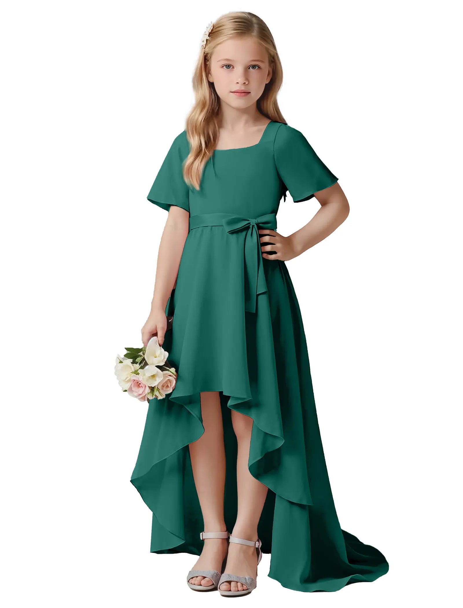 Bella Bow Elegance Dress for Girls