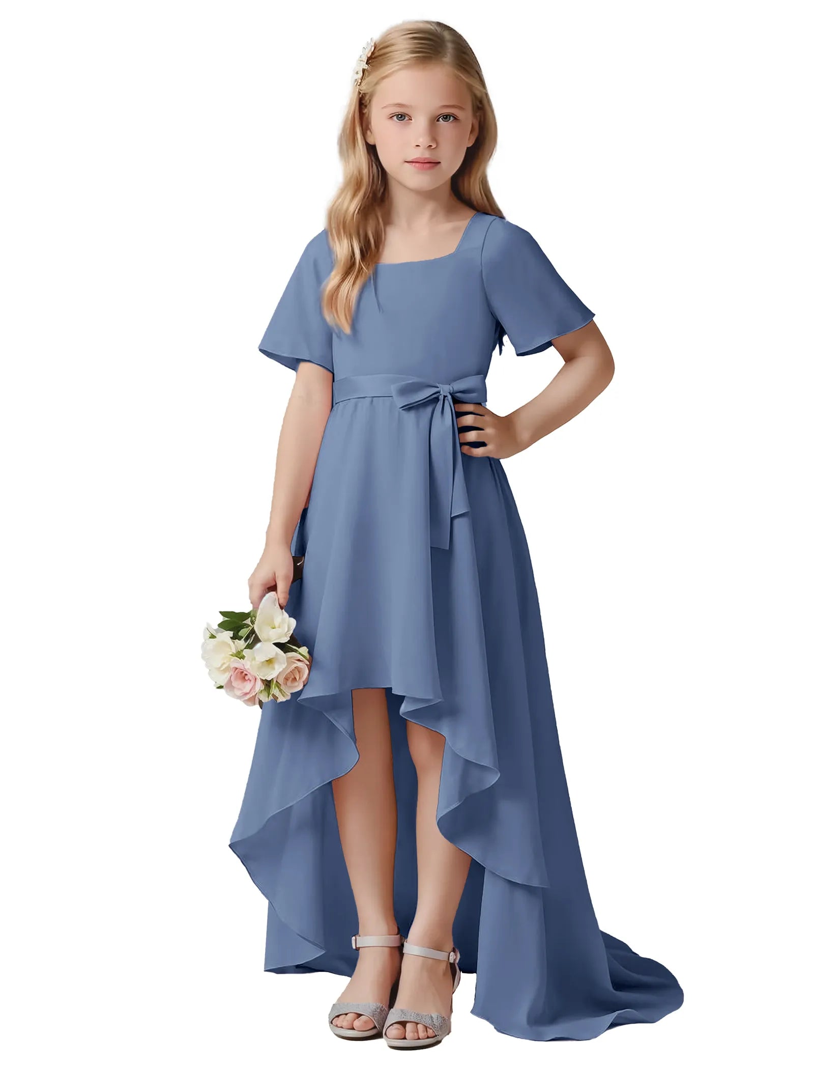 Bella Bow Elegance Dress for Girls
