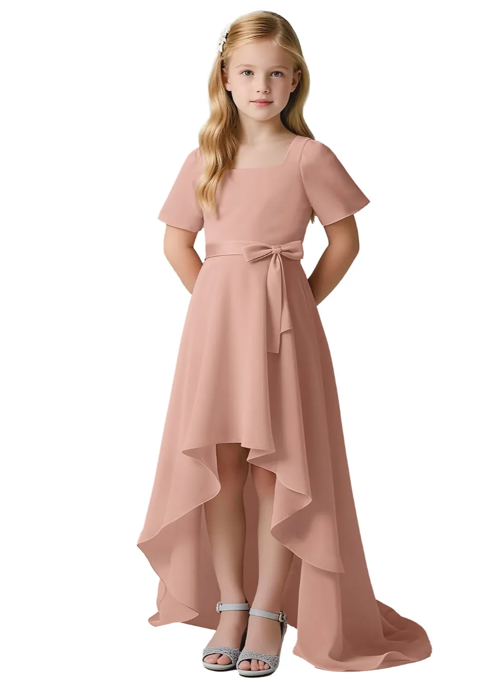 Bella Bow Elegance Dress for Girls