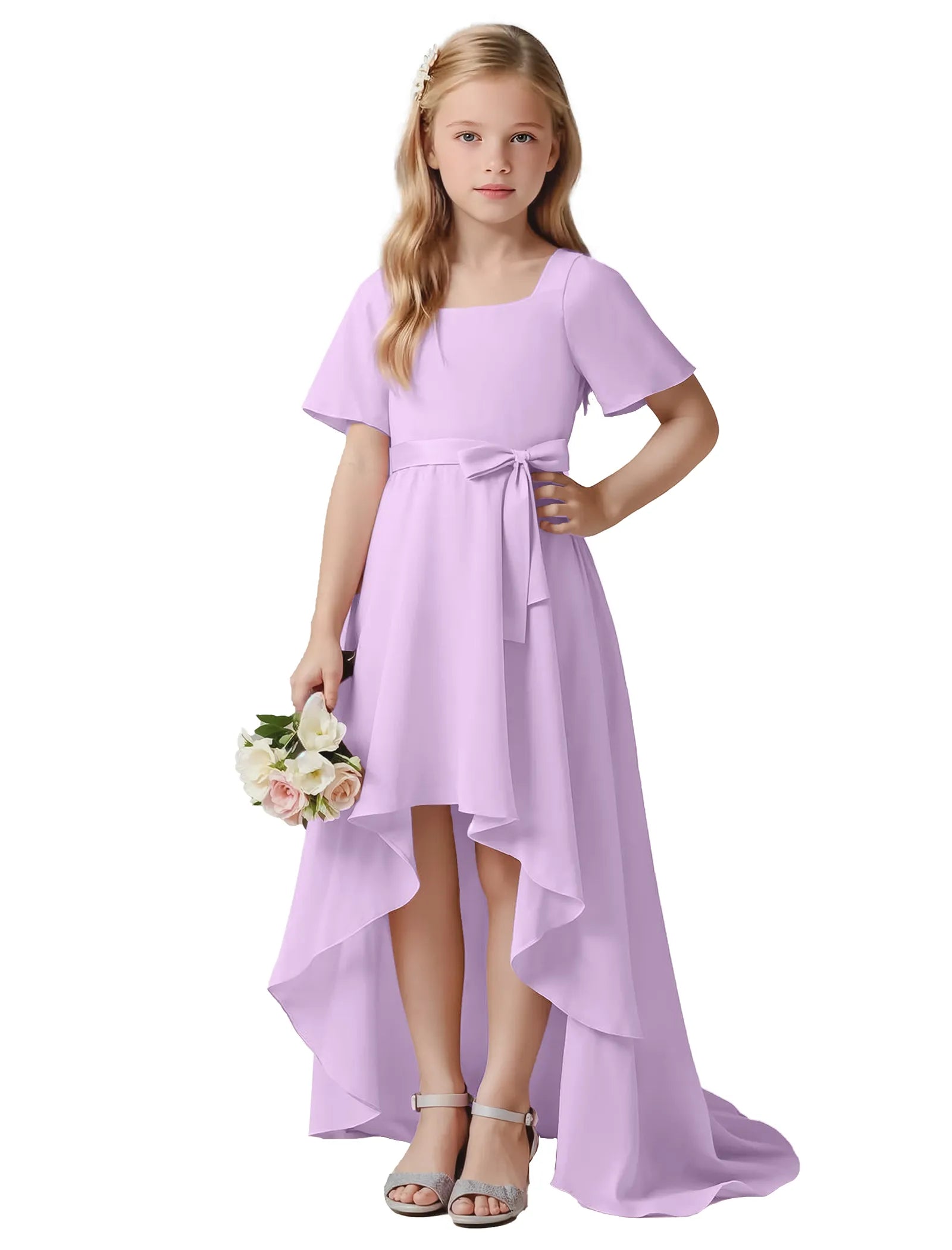 Bella Bow Elegance Dress for Girls