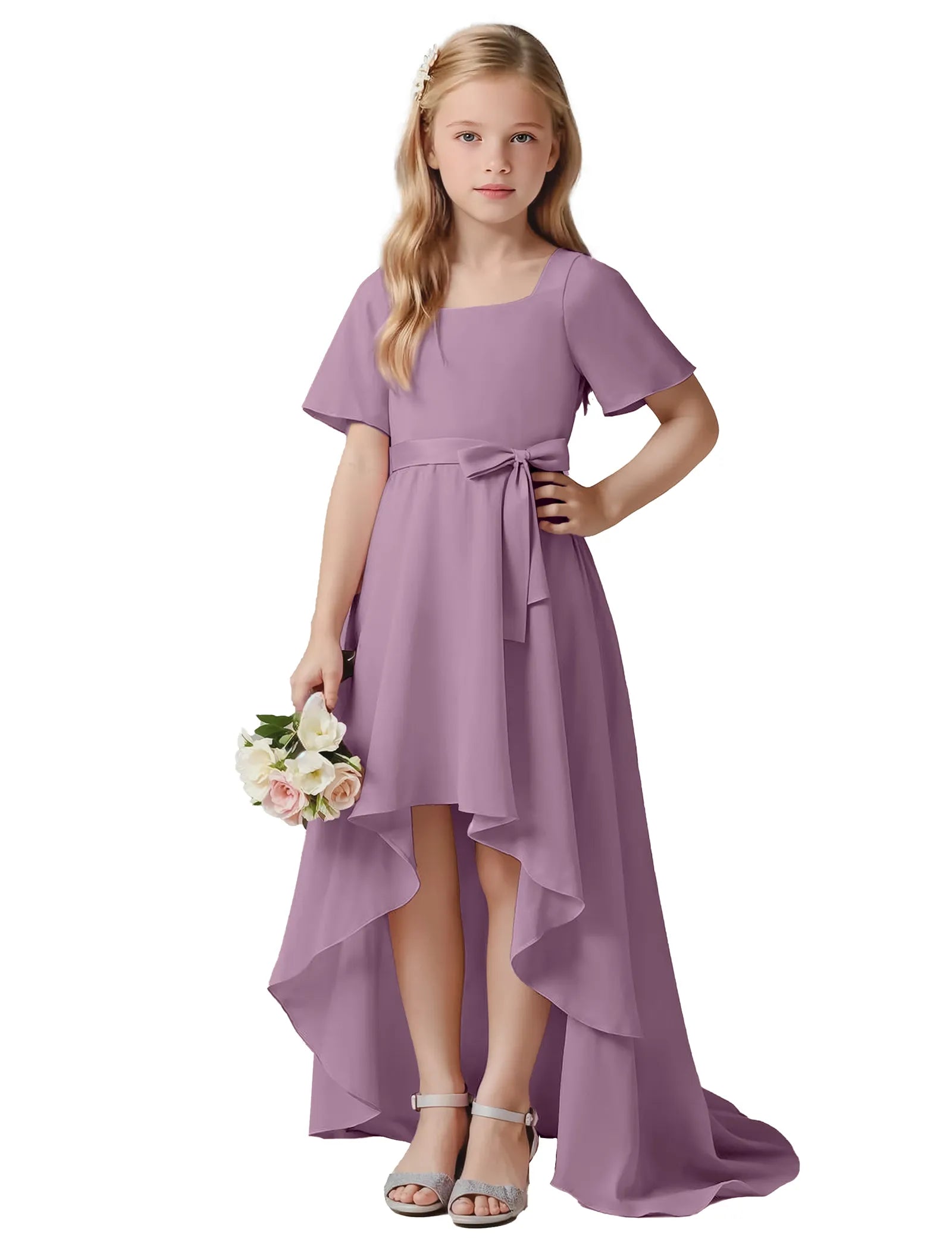 Bella Bow Elegance Dress for Girls
