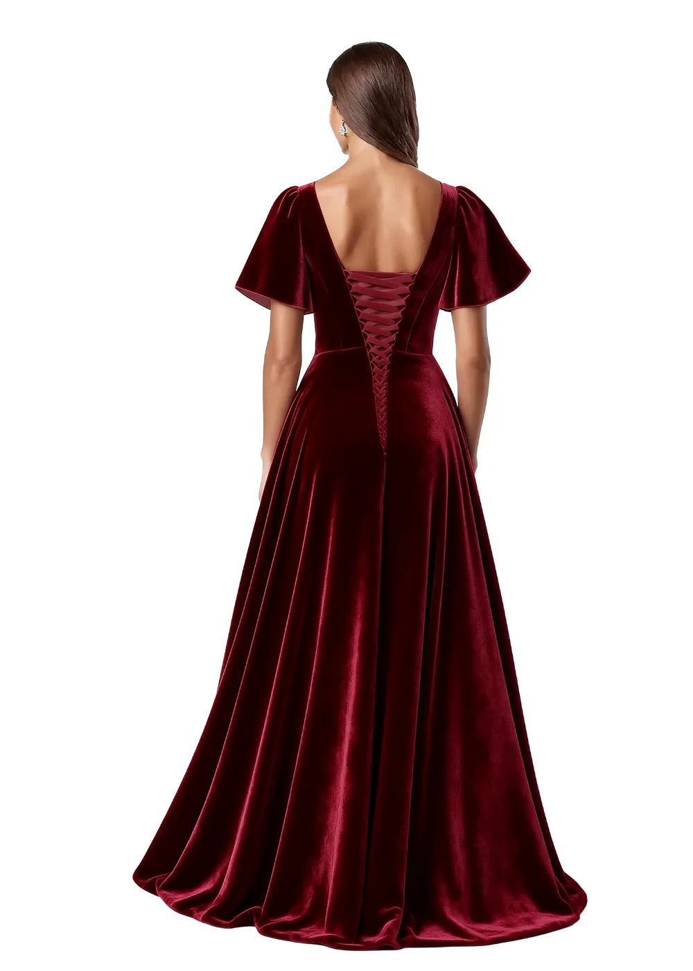 Temptation Twist – Elegant Velvet Formal Gown