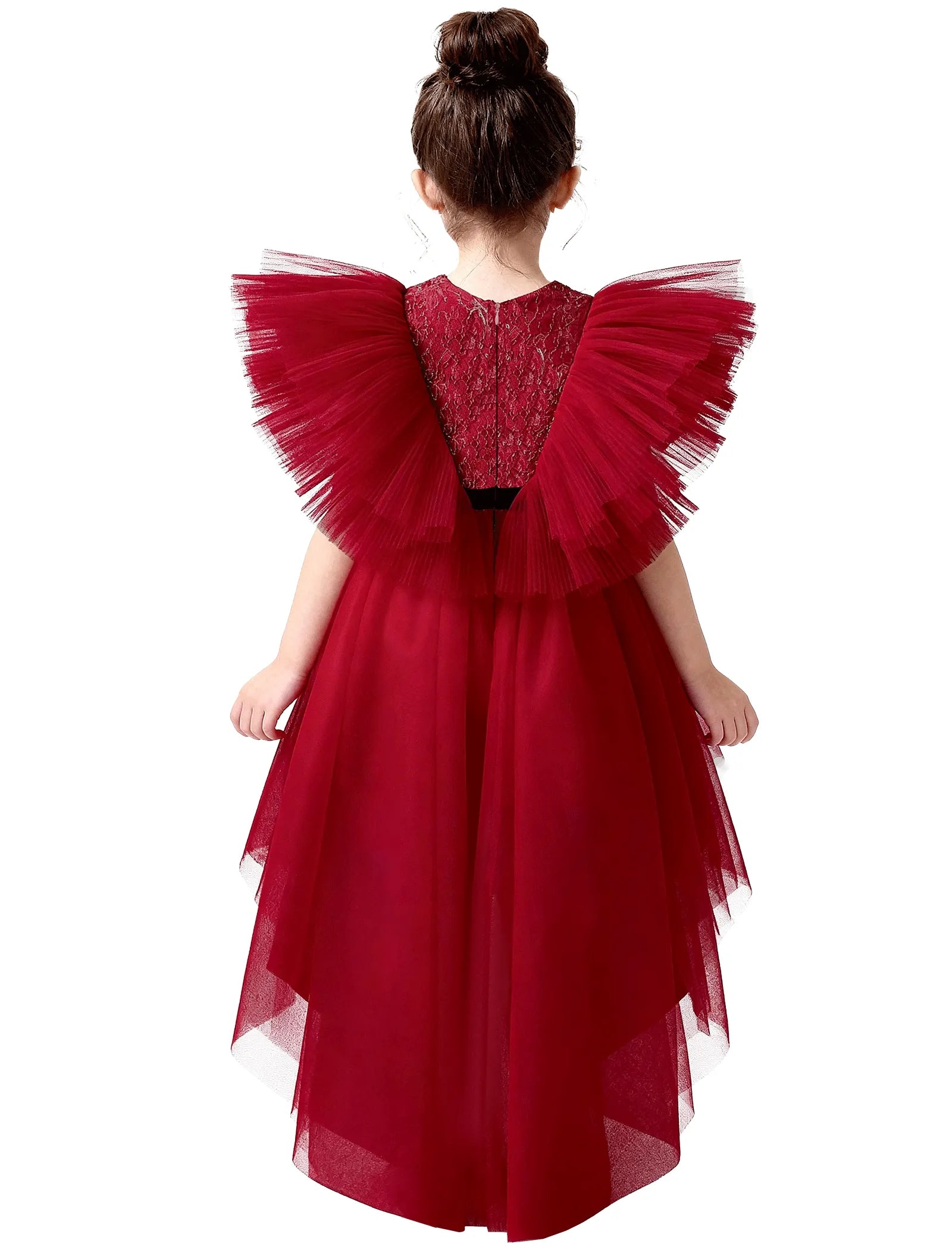 Pitsiline õlgadeta printsessikleit