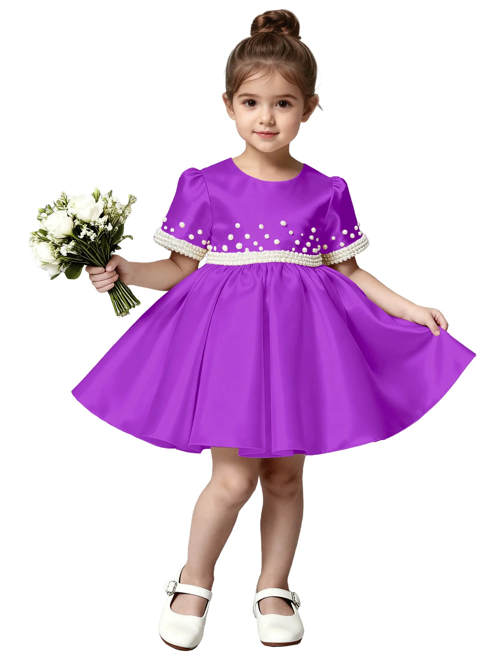 Vestido de princesa sin mangas de encaje