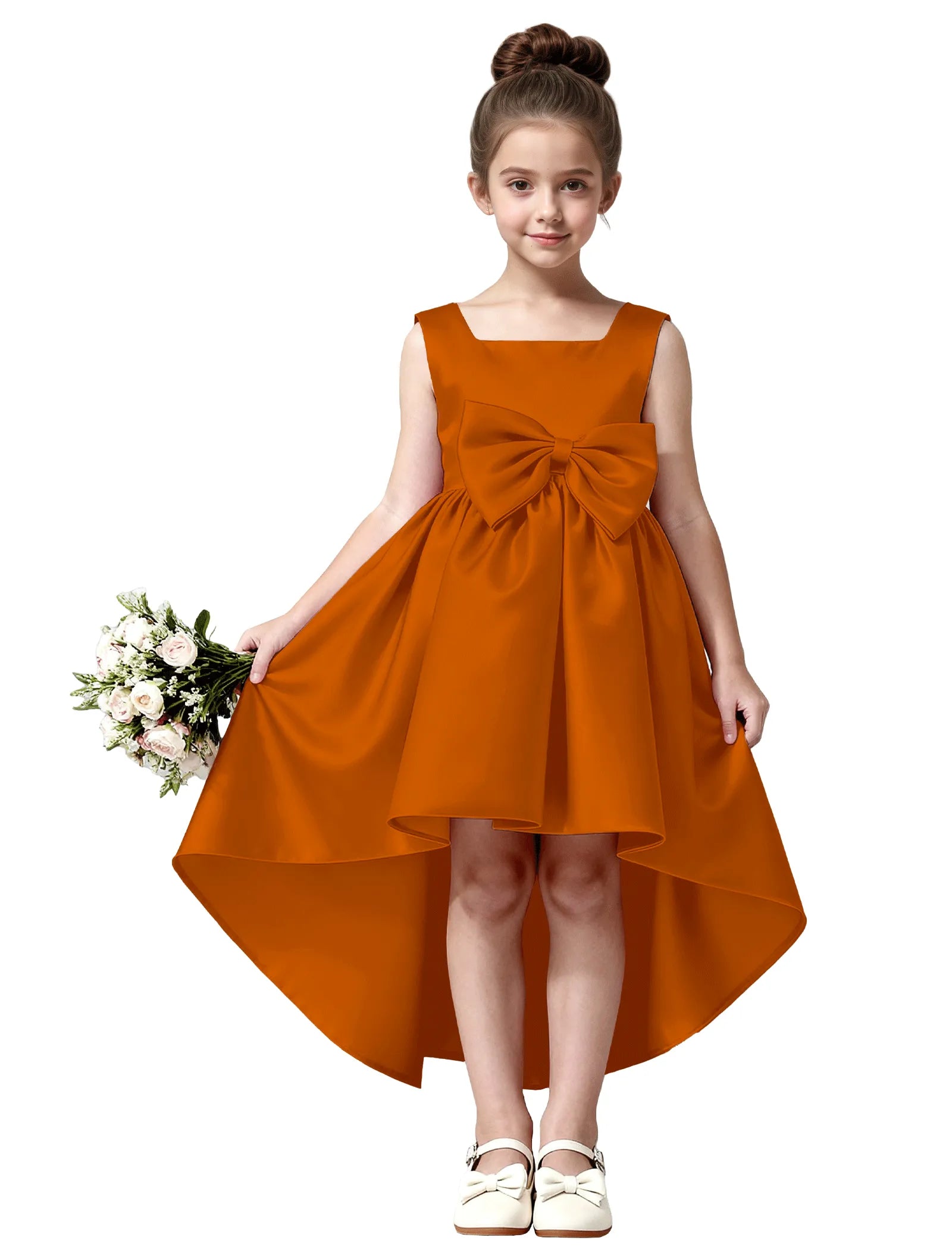 Vestido de princesa sin mangas de encaje