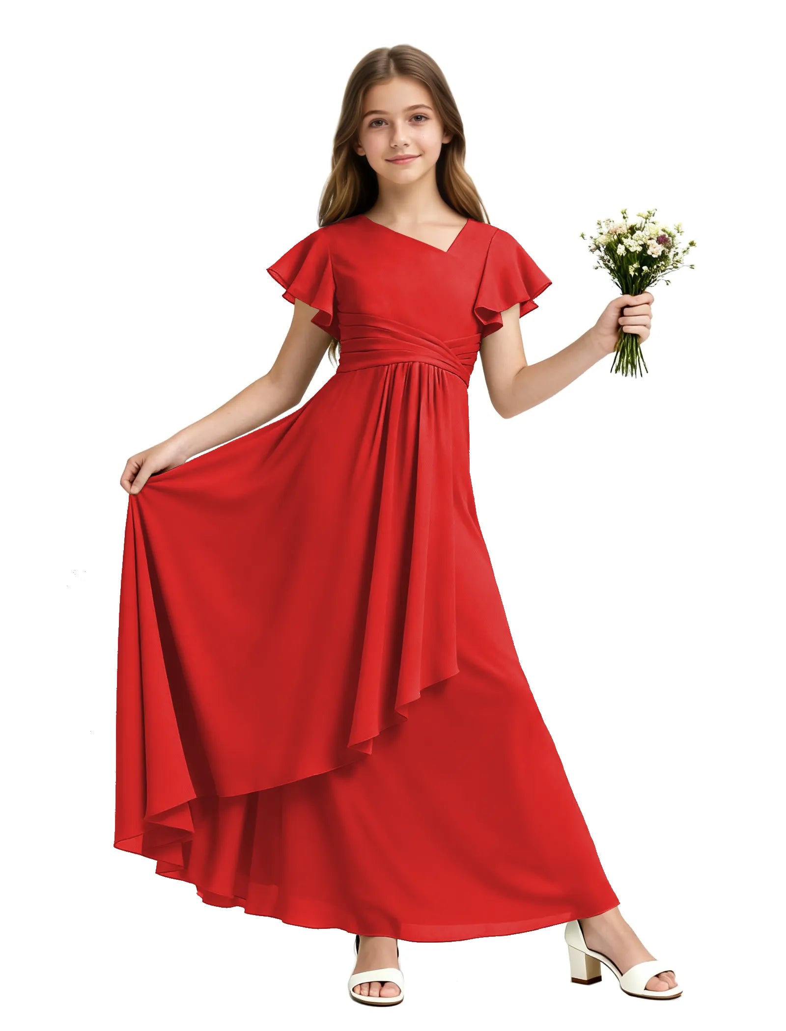 Spitzenkleid mit schulterfreiem Design