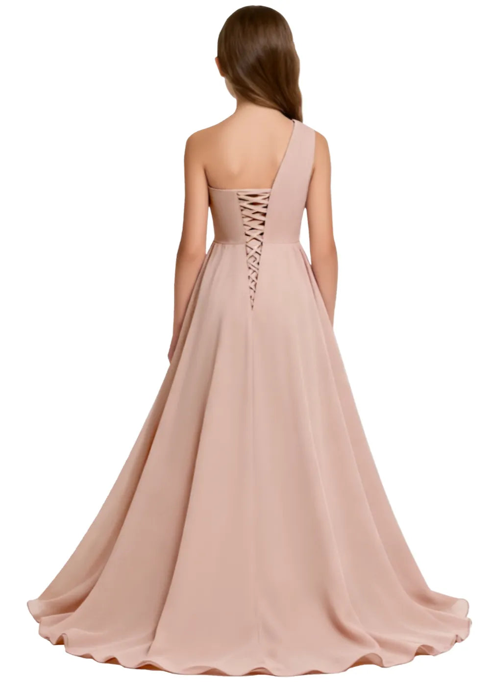 Ethereal One-Shoulder Gown