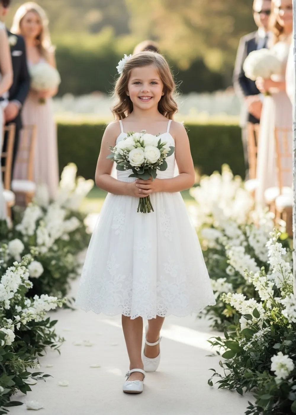 Blossom Grace Lace Flower Girl Dress