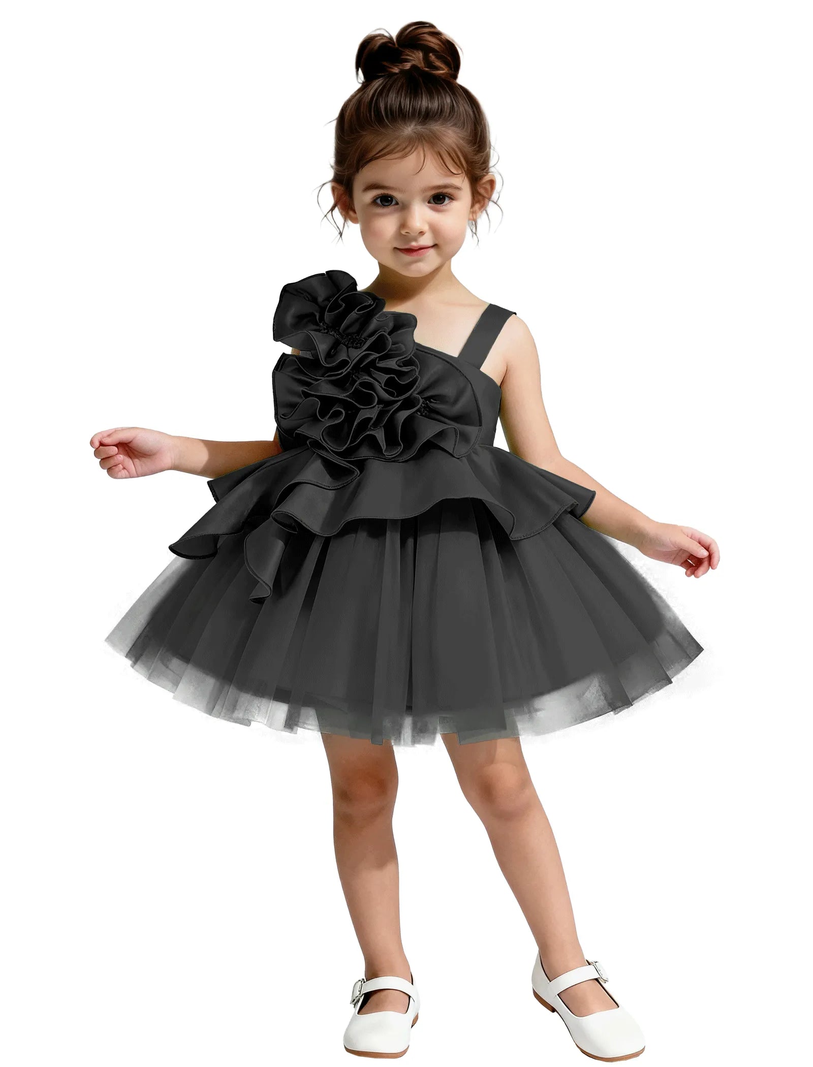 Cute One Shoulder Birthday Dress