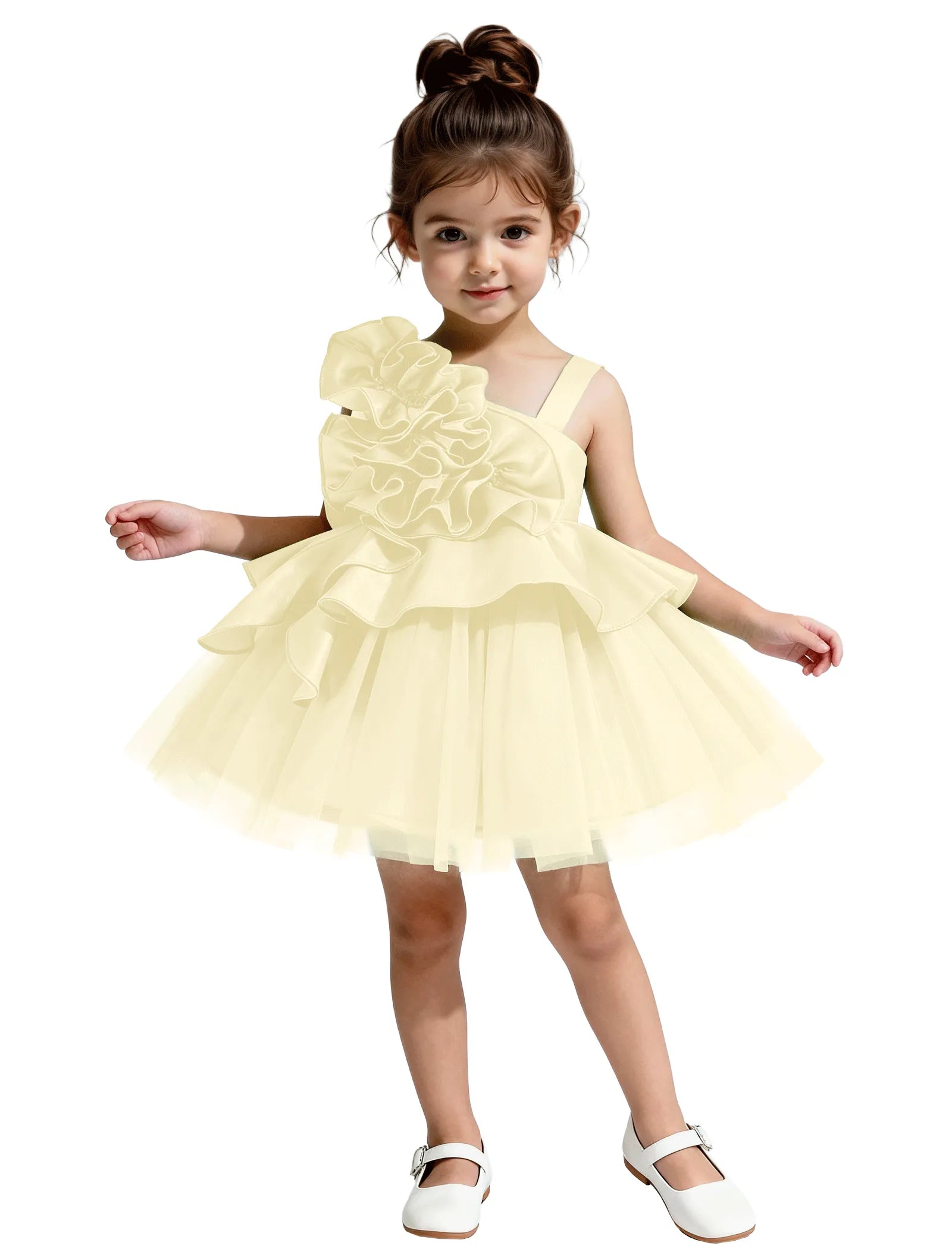 Cute One Shoulder Birthday Dress