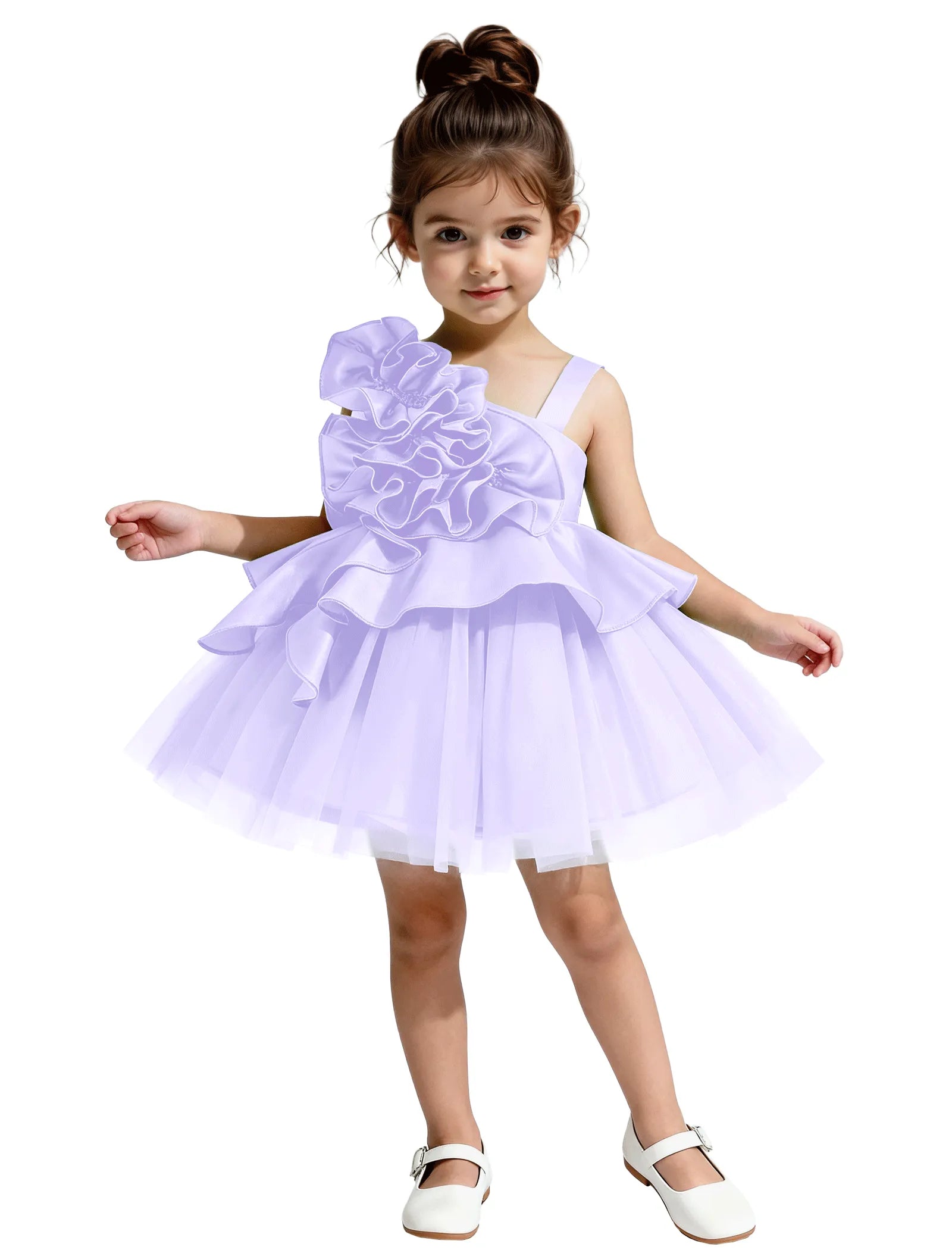 Cute One Shoulder Birthday Dress