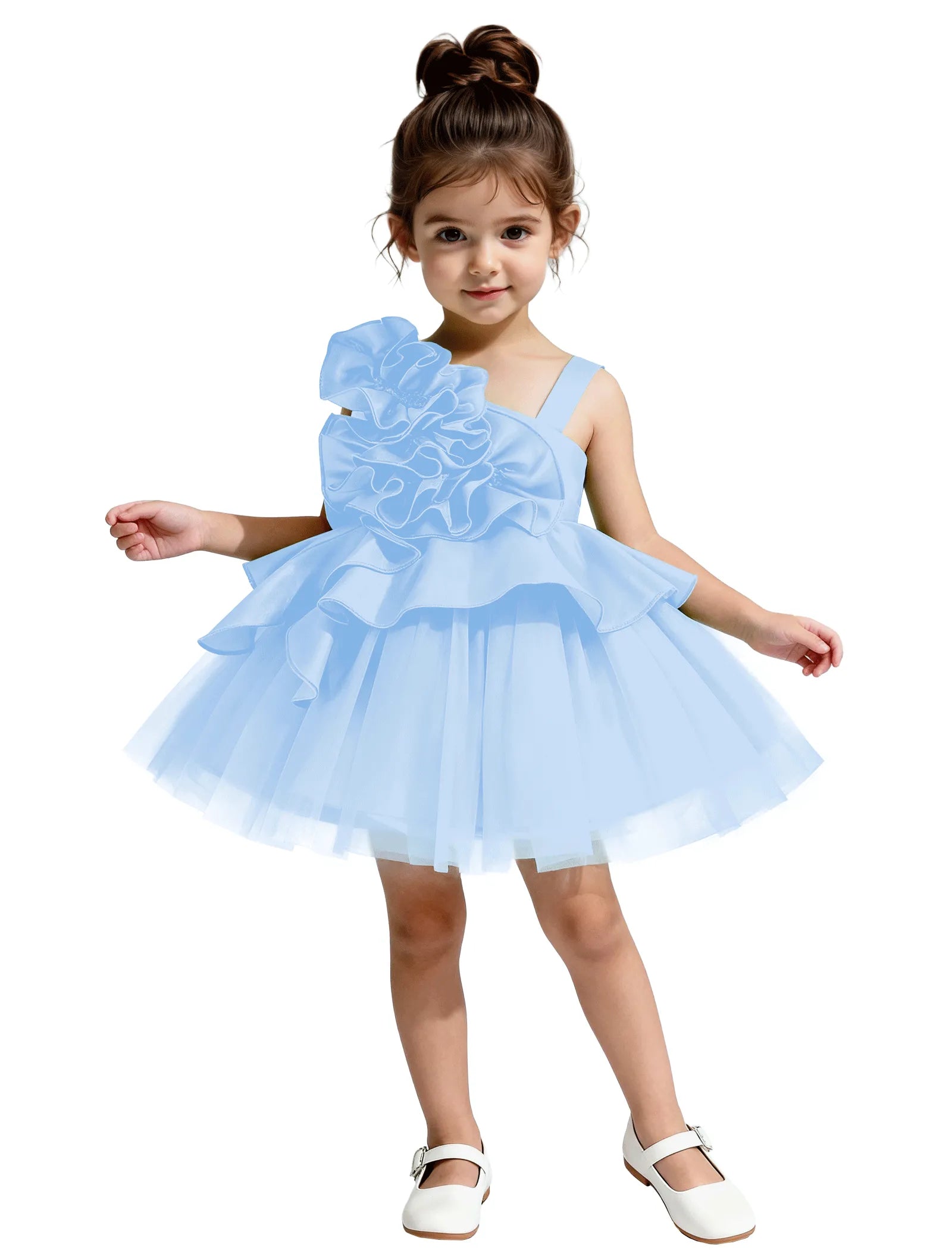 Cute One Shoulder Birthday Dress