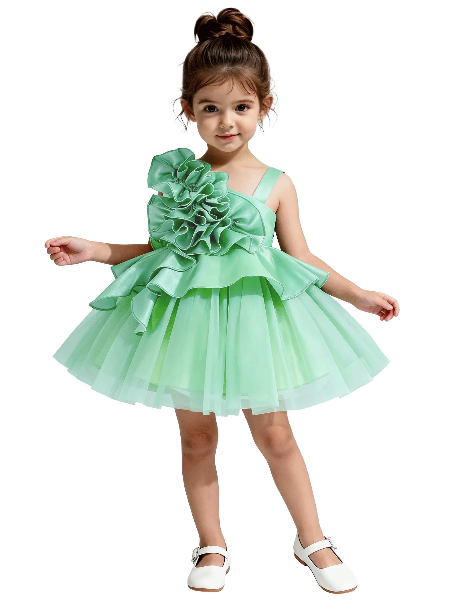 Cute One Shoulder Birthday Dress