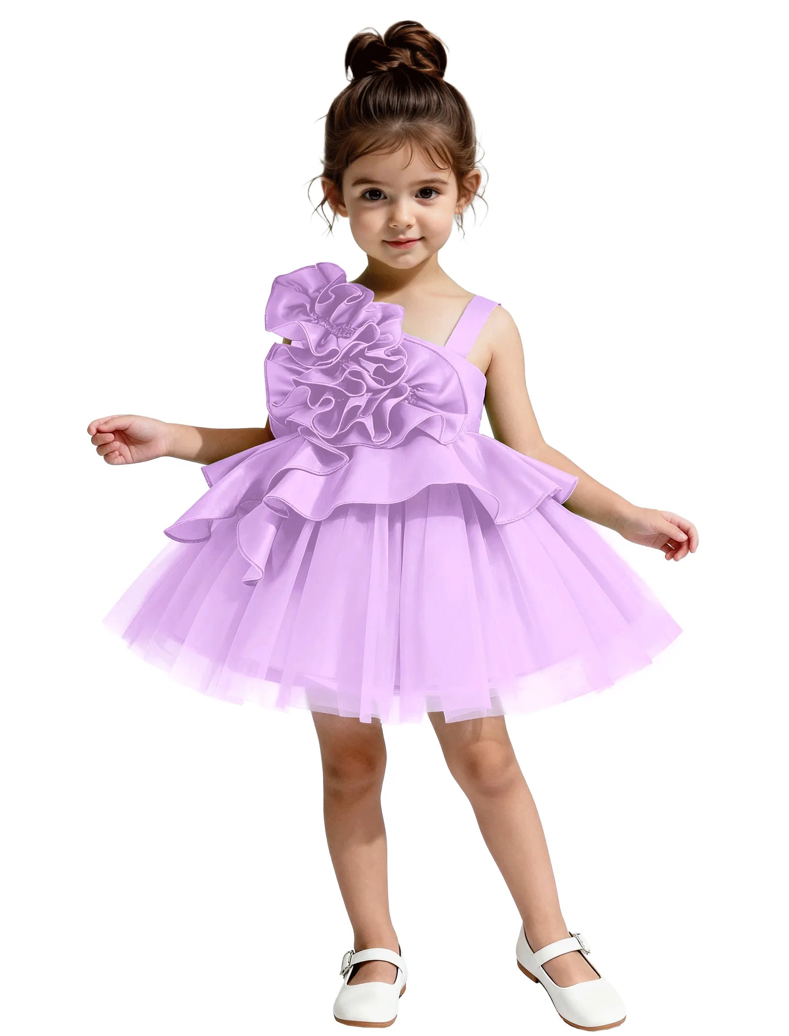 Cute One Shoulder Birthday Dress