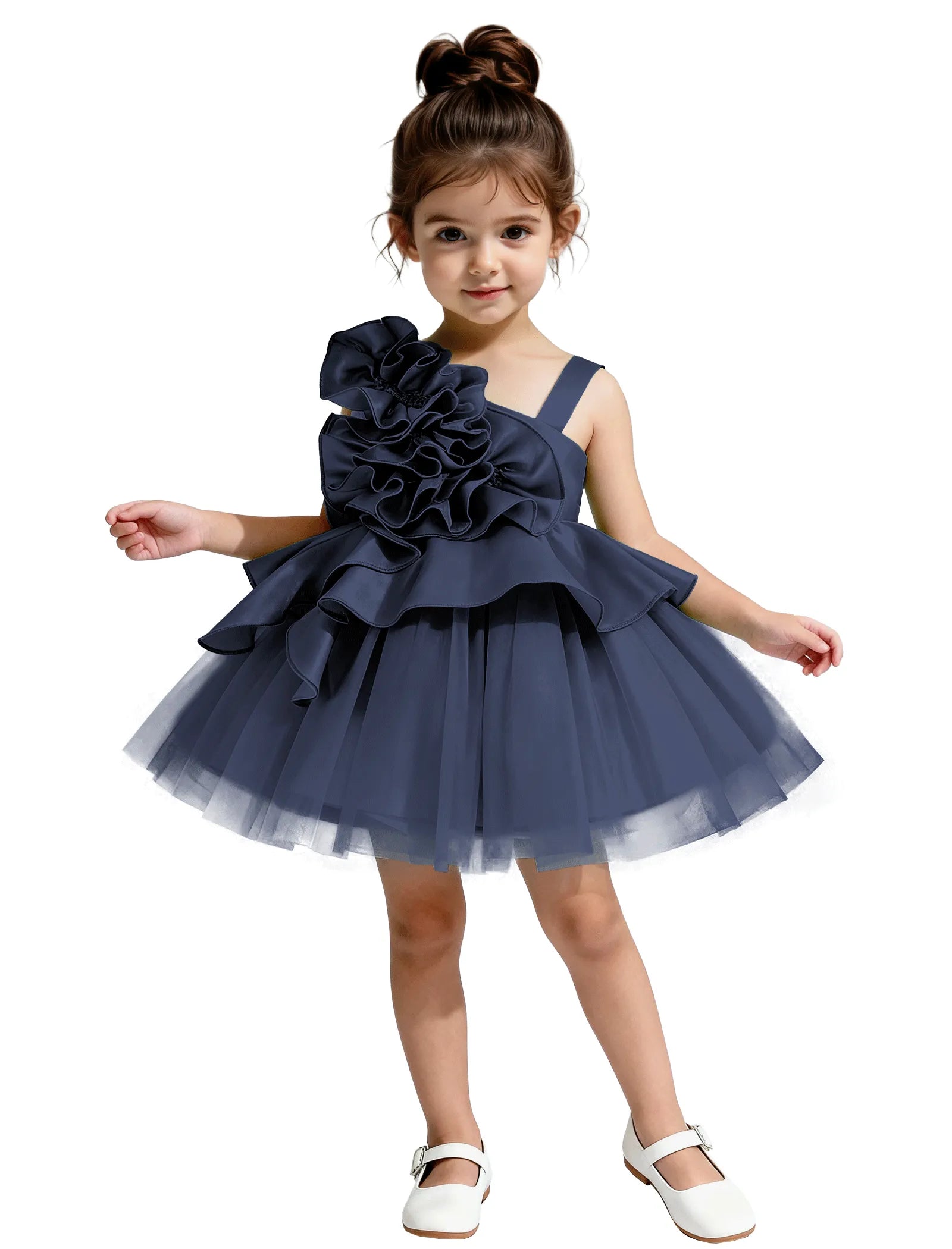 Cute One Shoulder Birthday Dress