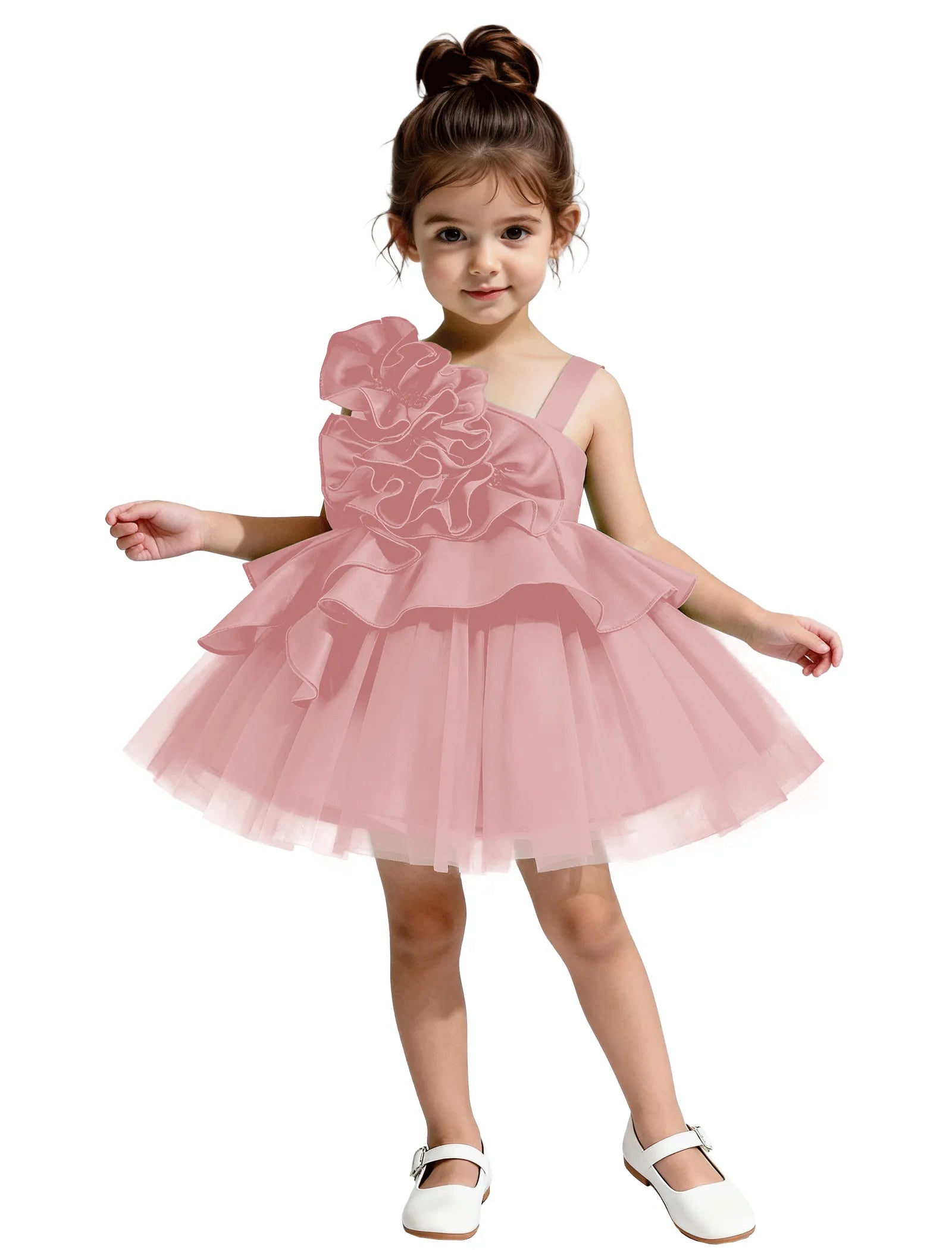 Cute One Shoulder Birthday Dress