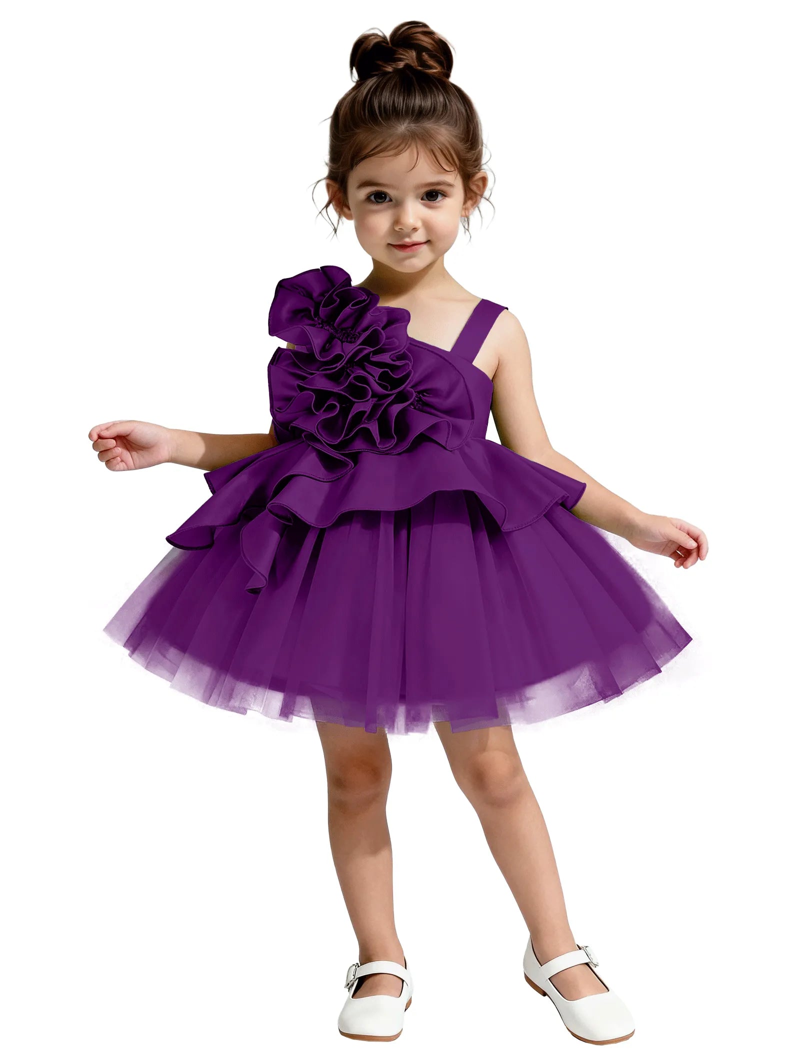 Cute One Shoulder Birthday Dress