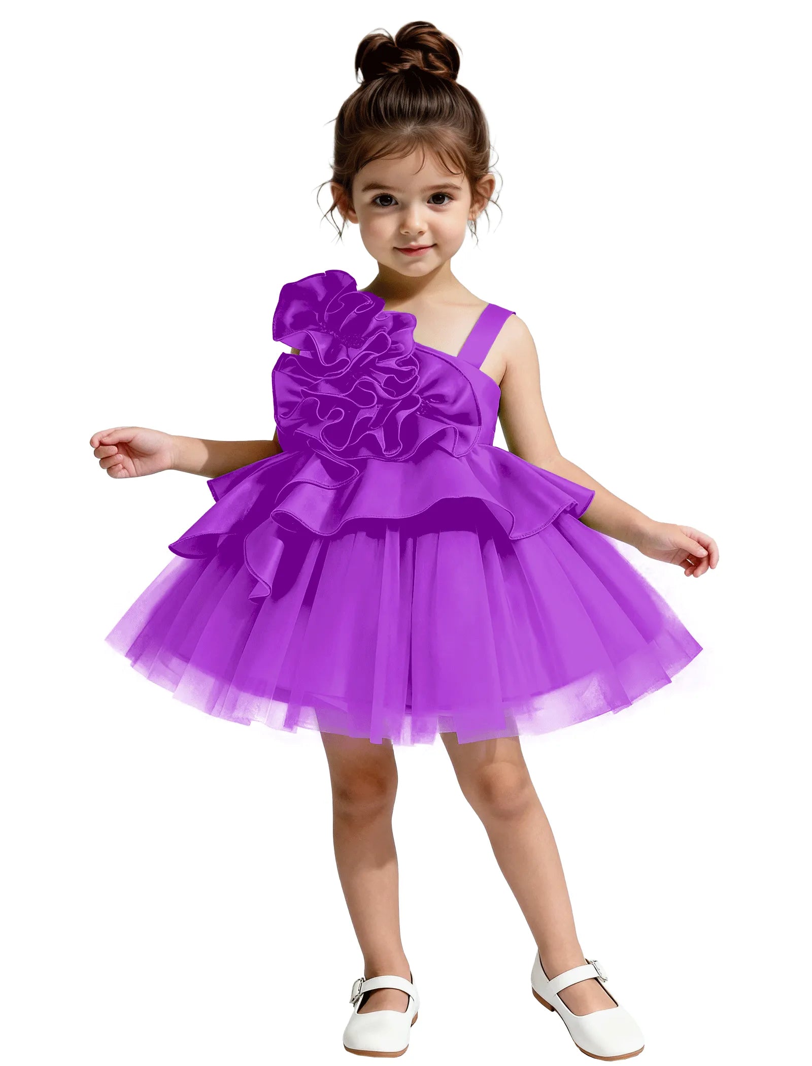 Cute One Shoulder Birthday Dress