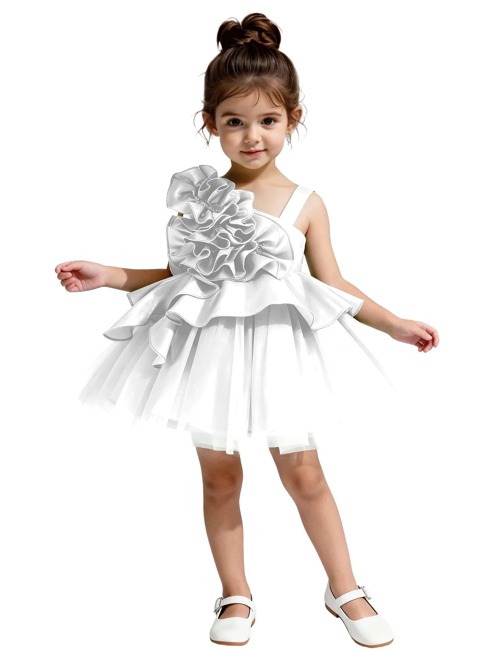 Cute One Shoulder Birthday Dress