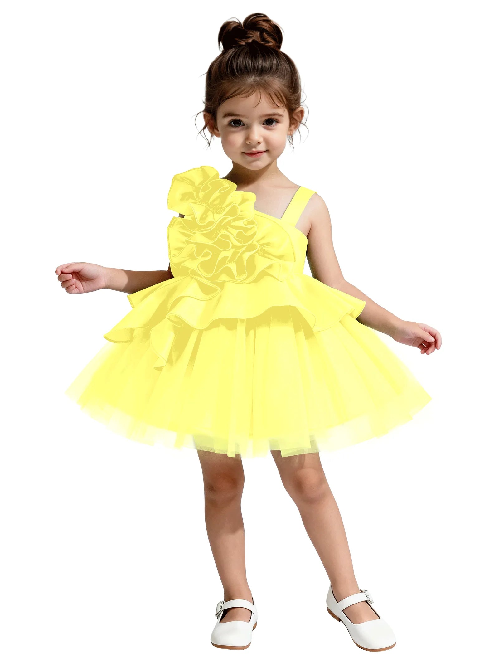 Cute One Shoulder Birthday Dress