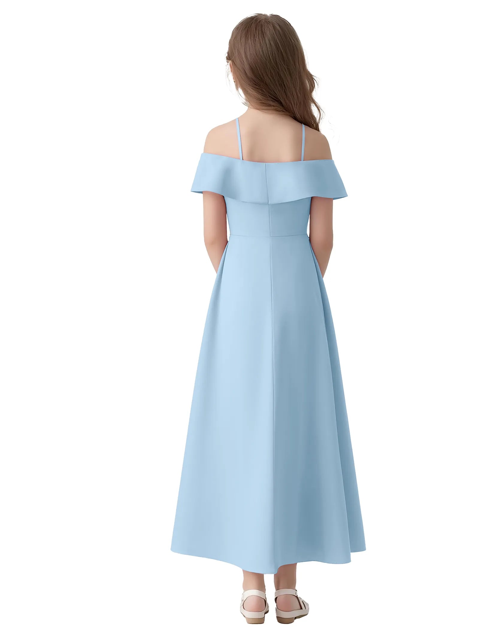 Aurelia Flutter Shoulder Party Dress