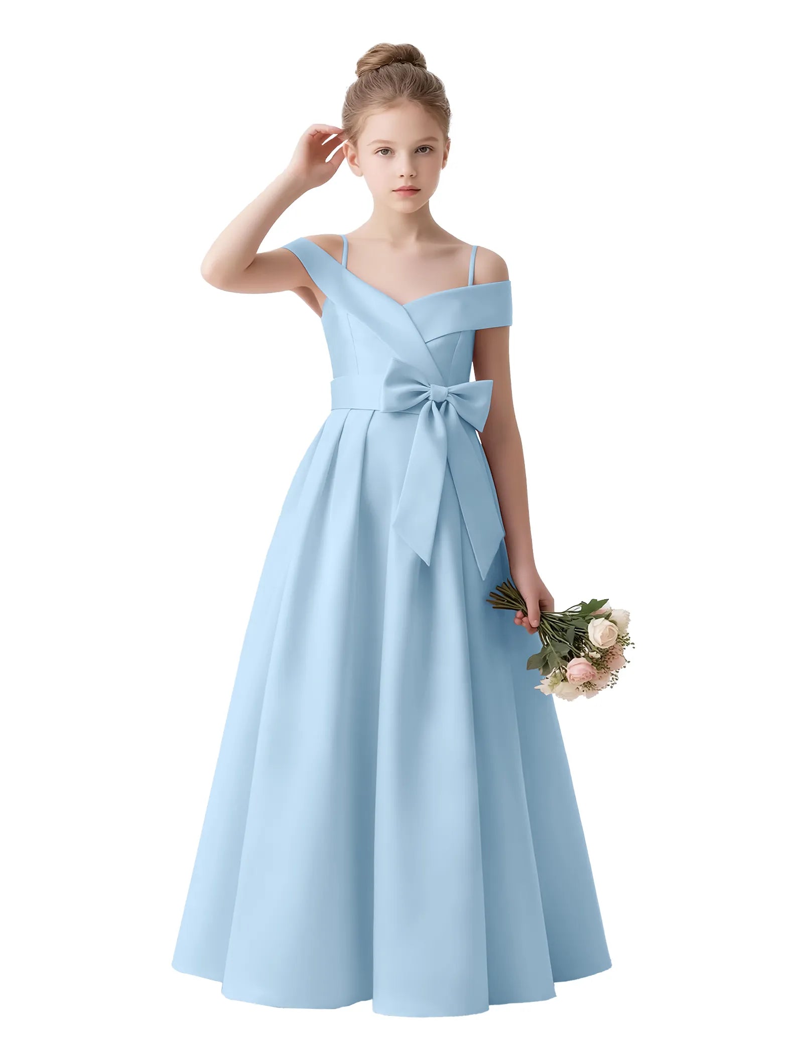 Spitzenkleid mit schulterfreiem Design