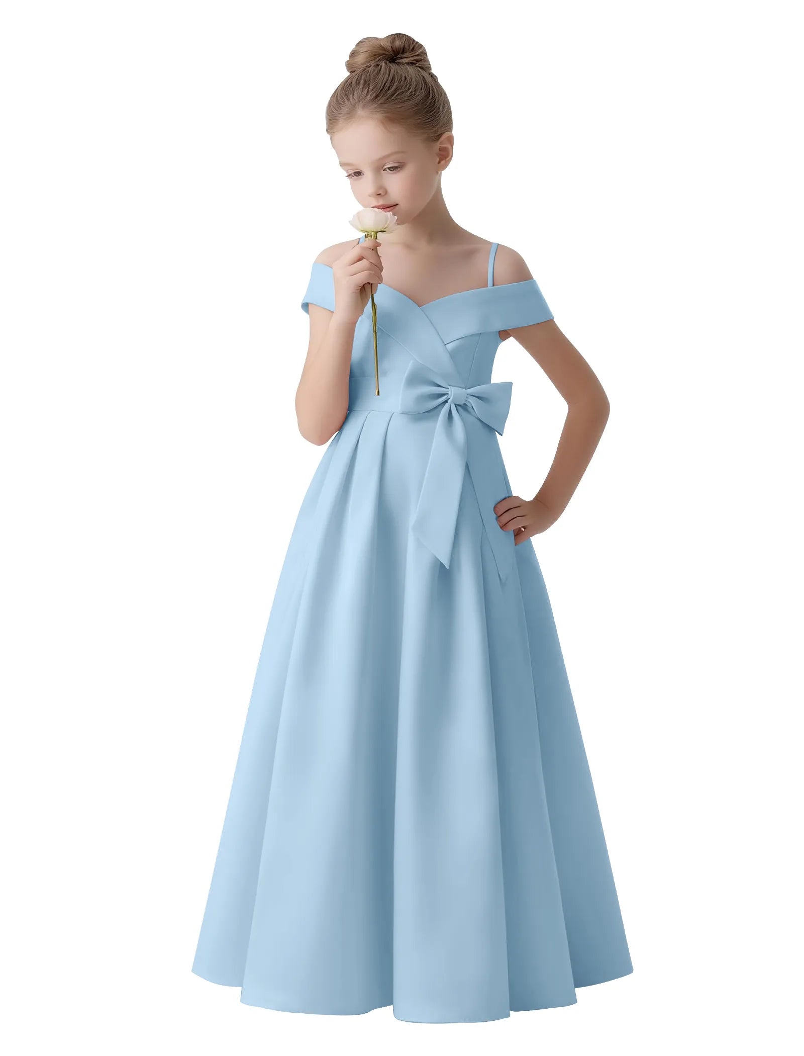 Spitzenkleid mit schulterfreiem Design