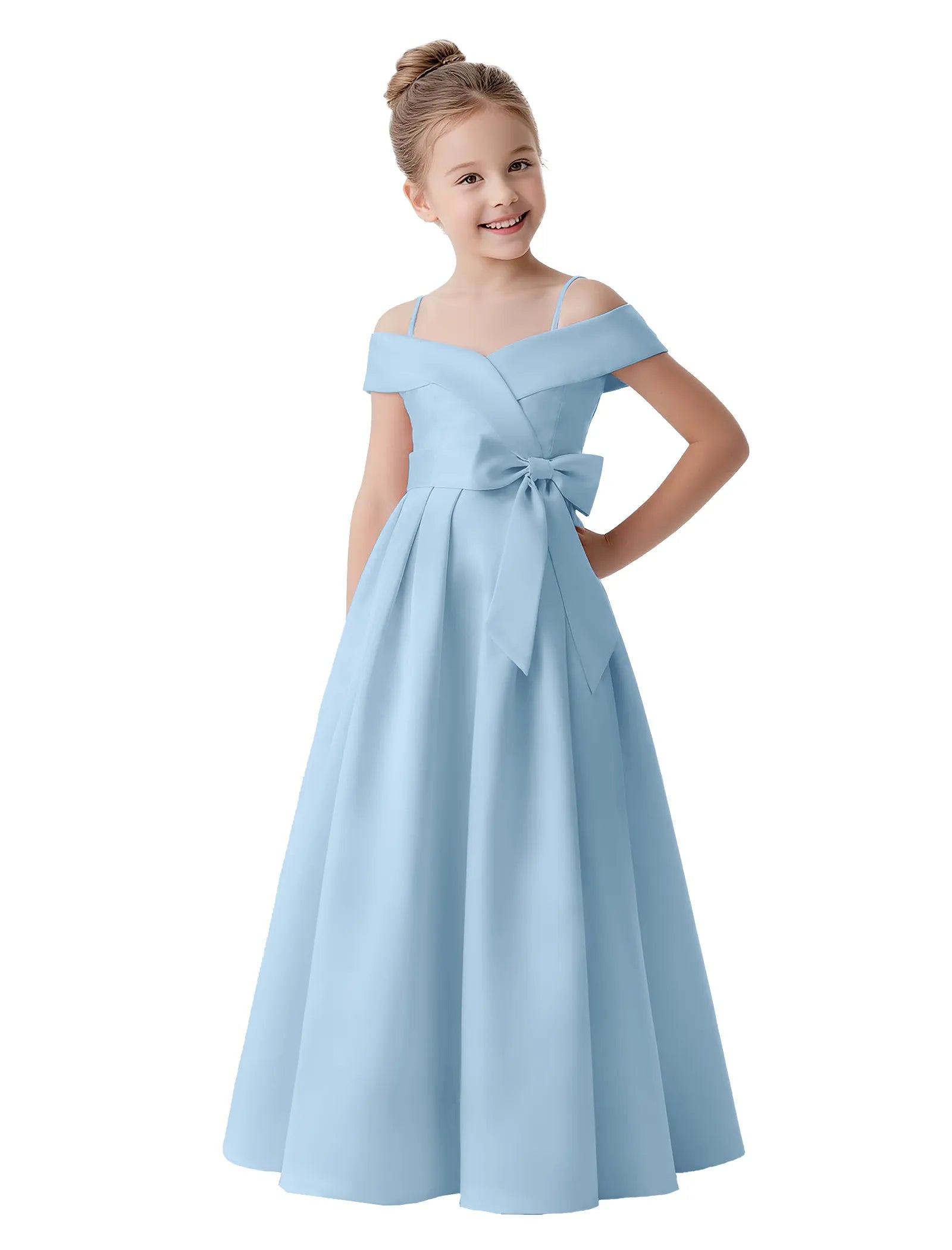 Spitzenkleid mit schulterfreiem Design