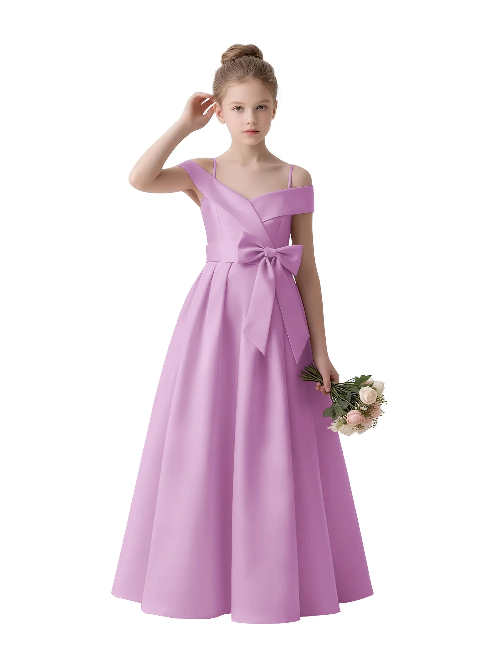 Spitzenkleid mit schulterfreiem Design