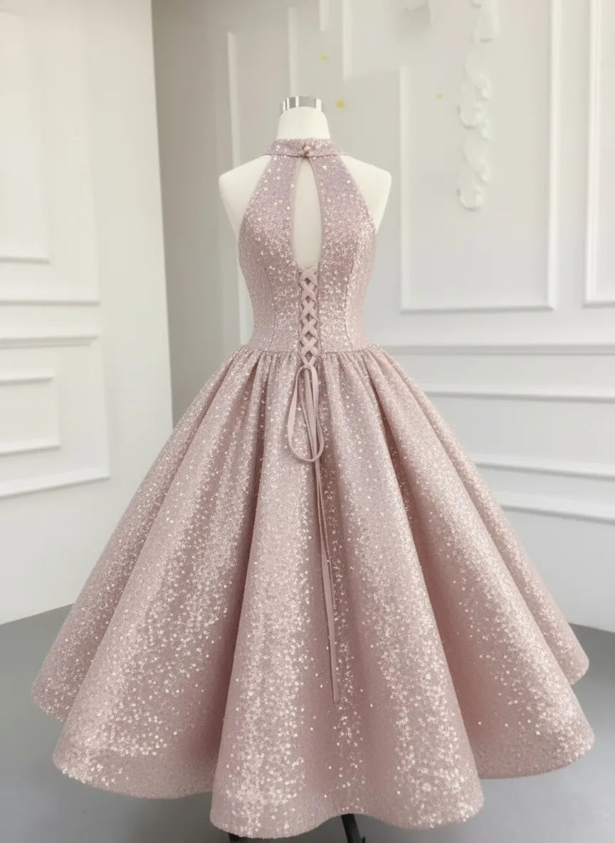 Sparkle Halter Princess Dress for Girls
