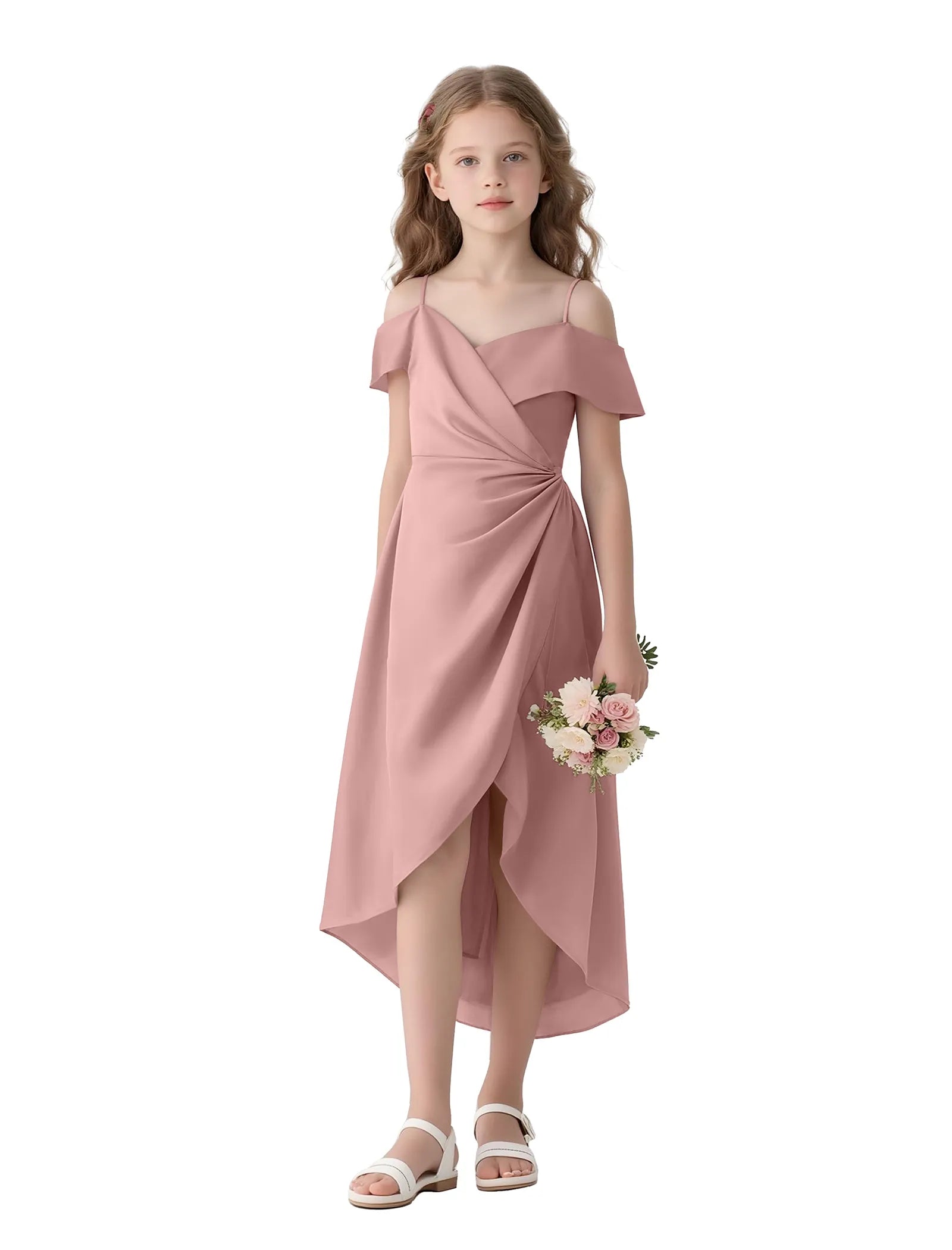 Spitzenkleid mit schulterfreiem Design