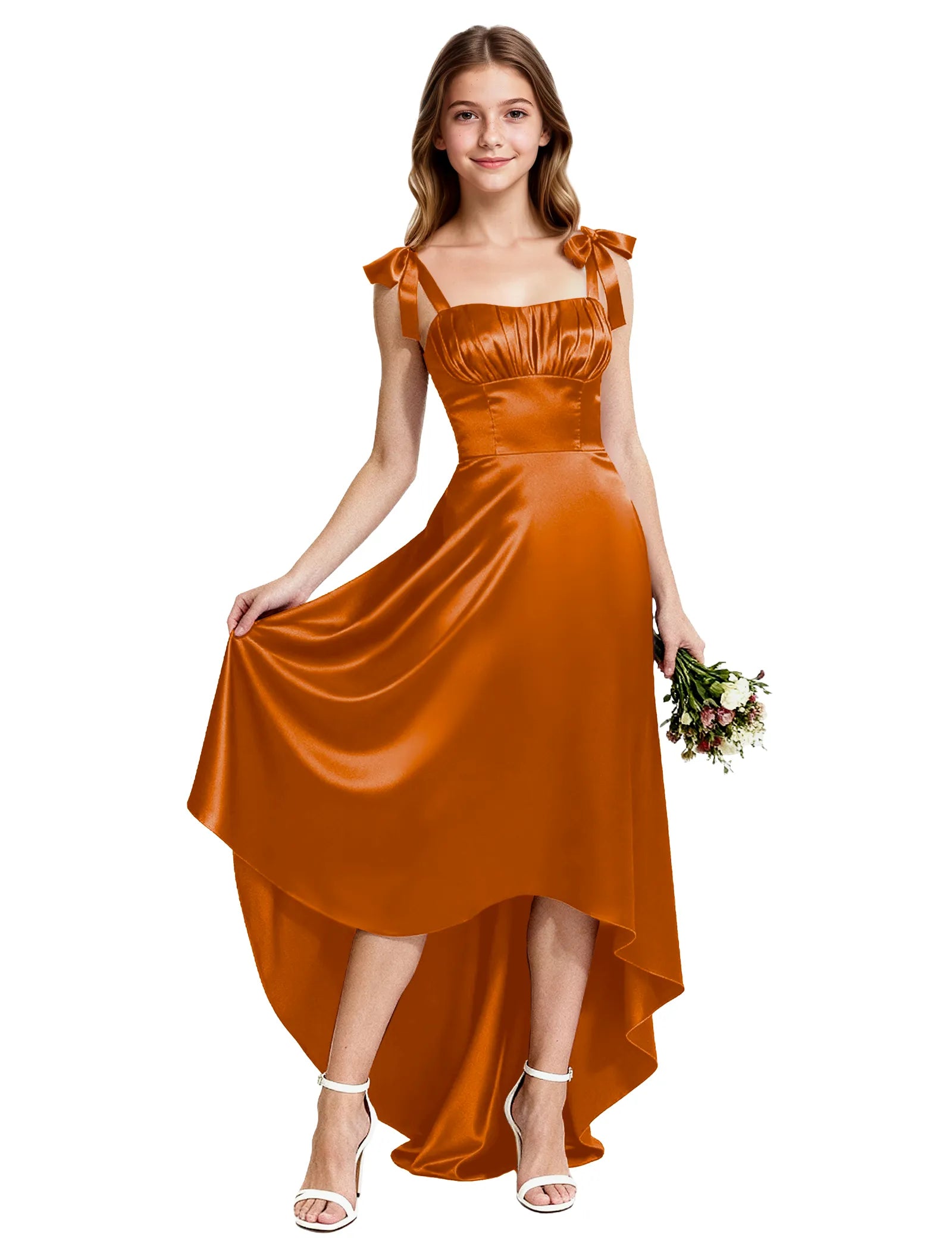Vestido de princesa sin mangas de encaje