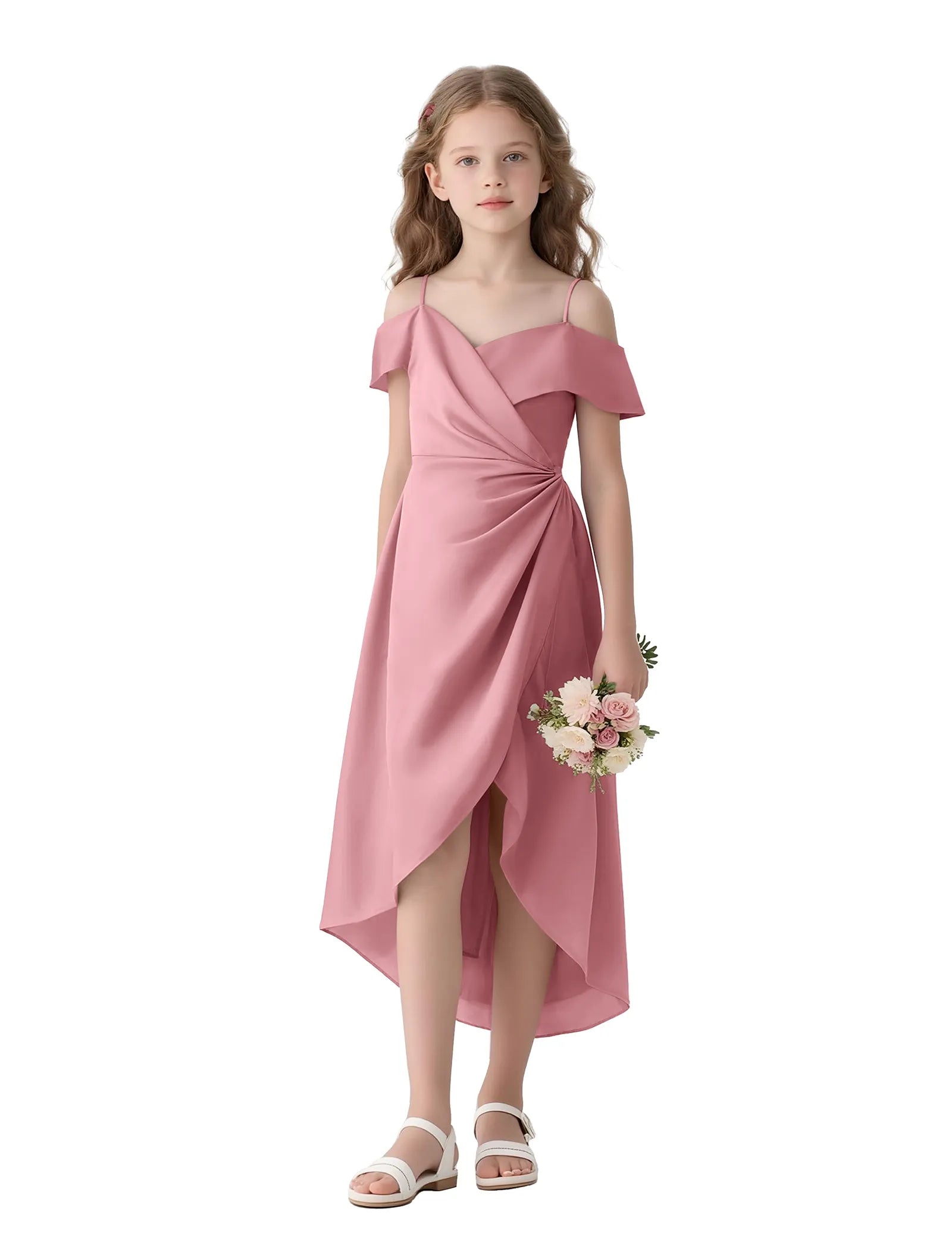 Spitzenkleid mit schulterfreiem Design