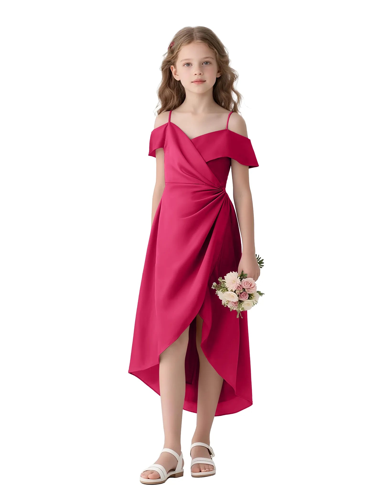 Spitzenkleid mit schulterfreiem Design