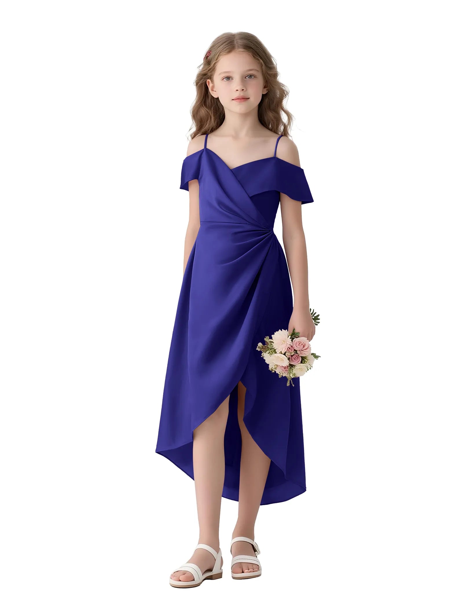 Spitzenkleid mit schulterfreiem Design