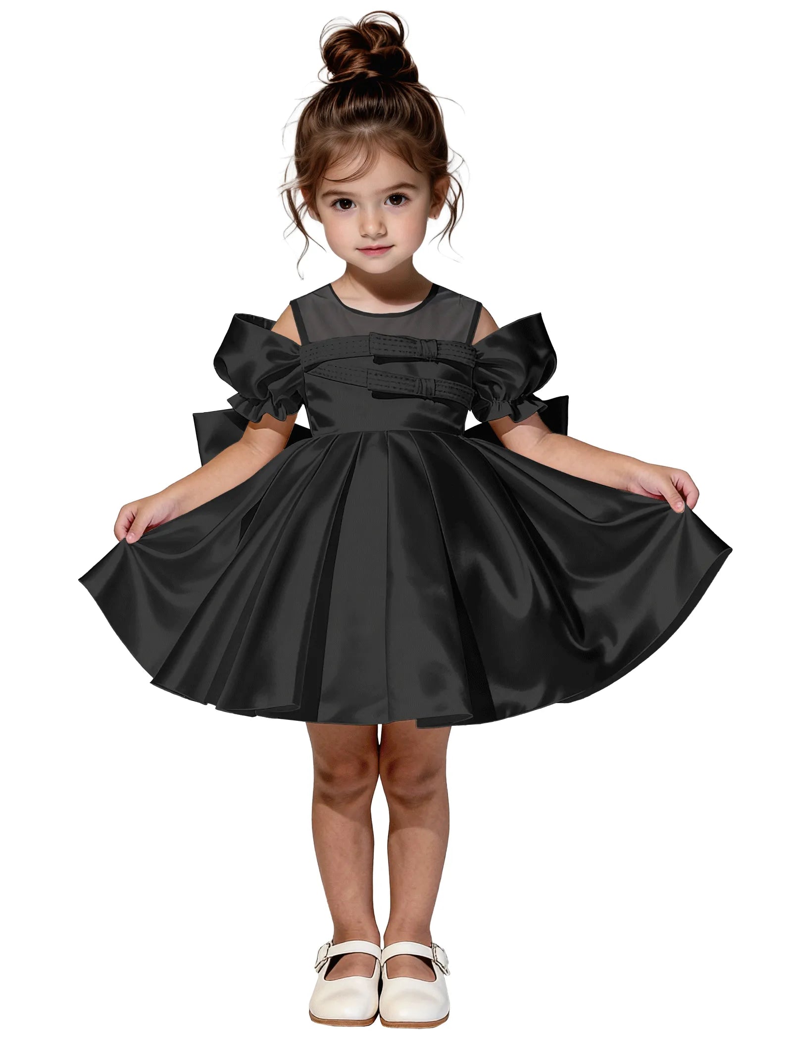 Vestido de princesa sin mangas de encaje