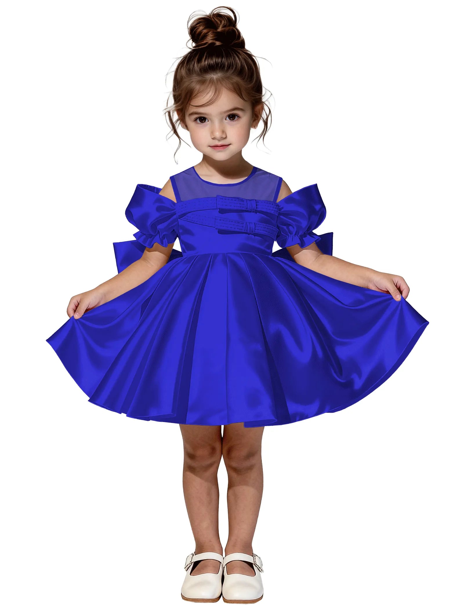 Vestido de princesa sin mangas de encaje