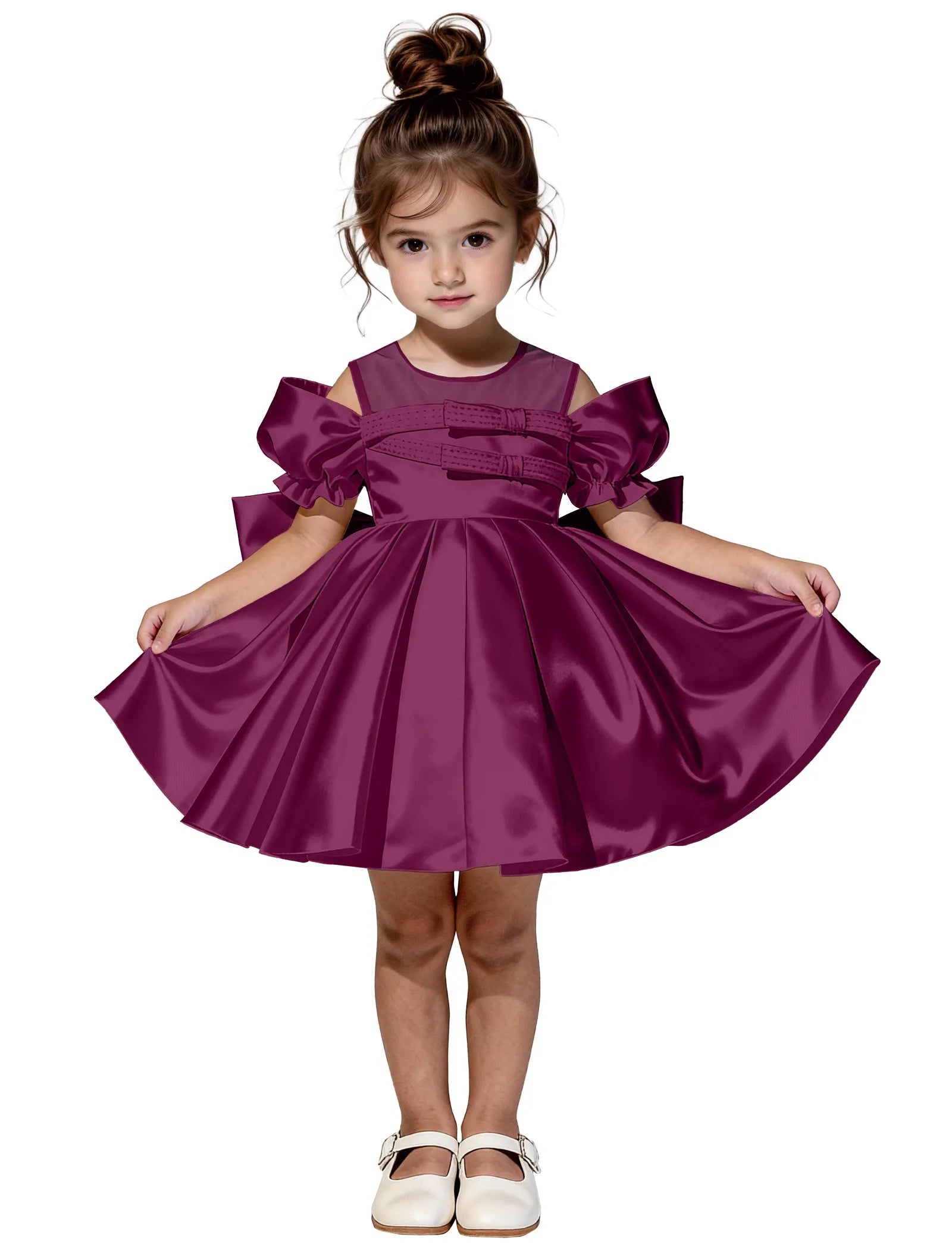 Vestido de princesa sin mangas de encaje