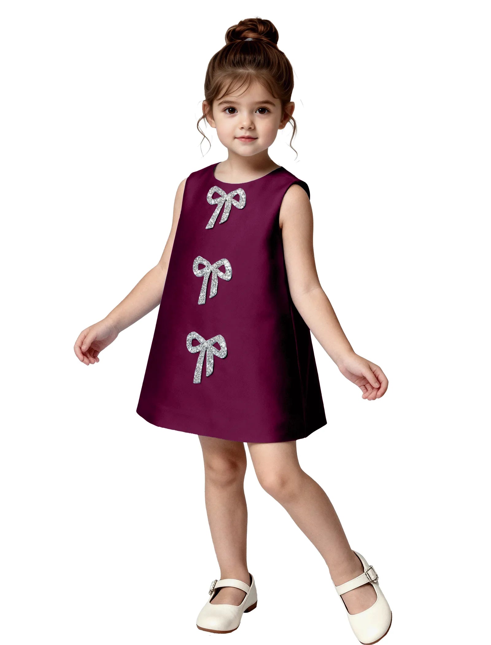 Vestido de princesa sin mangas de encaje