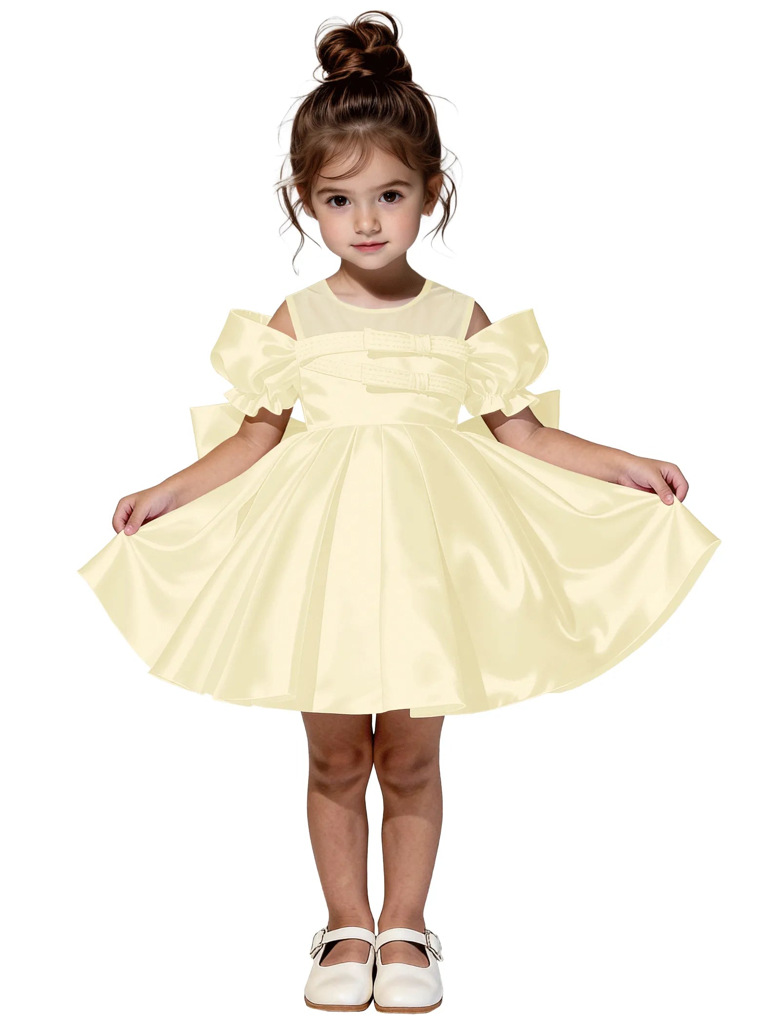 Vestido de princesa sin mangas de encaje