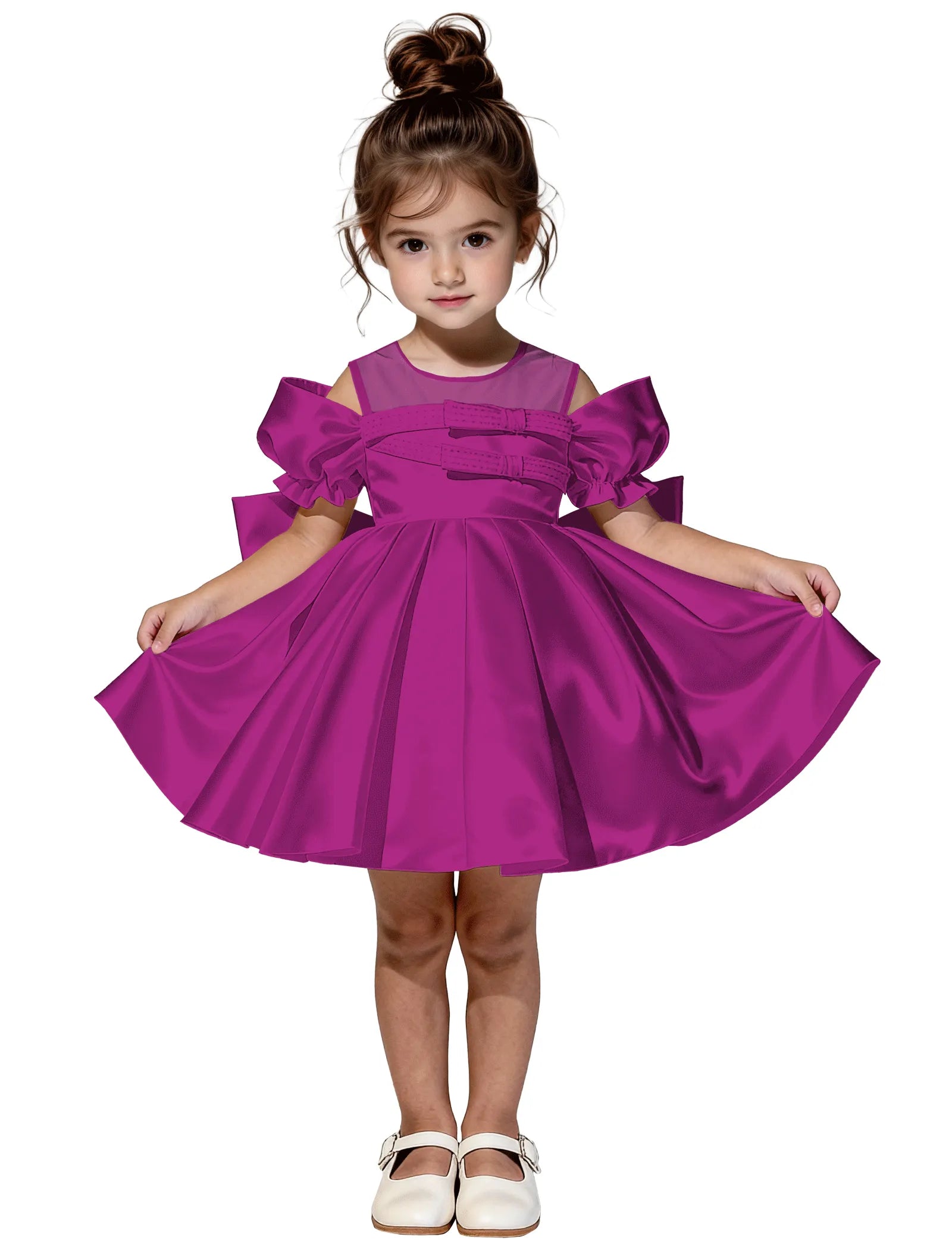 Vestido de princesa sin mangas de encaje