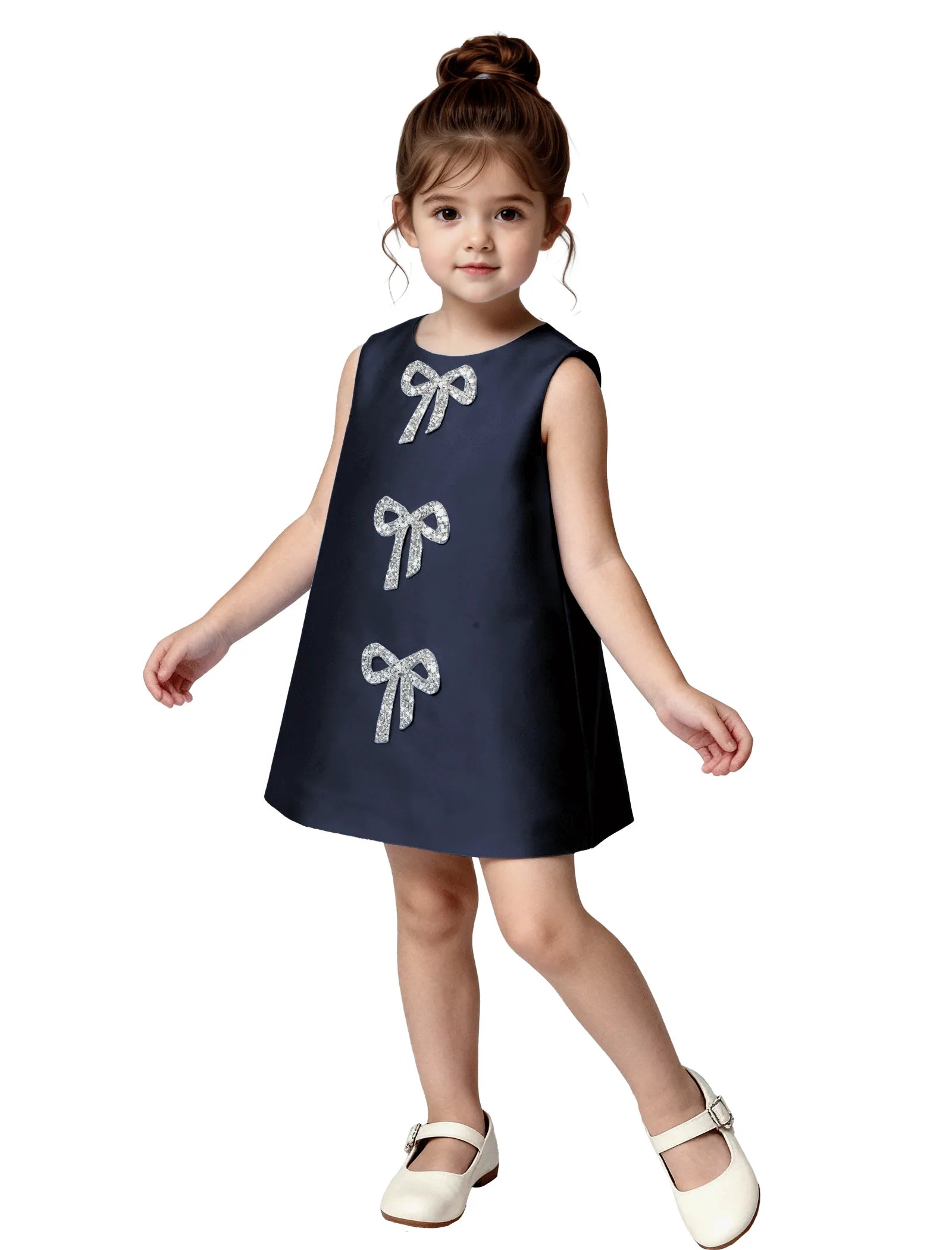 Vestido de princesa sin mangas de encaje