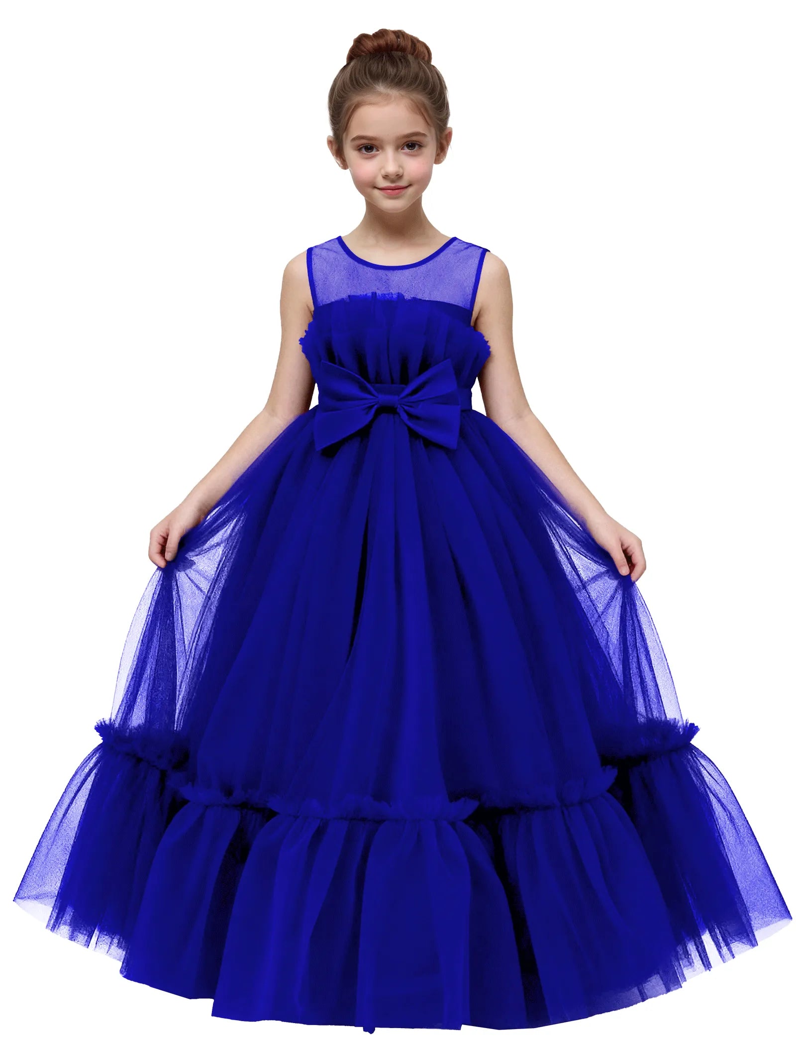 Elegant Mesh Gown for Girls Birthday or Wedding