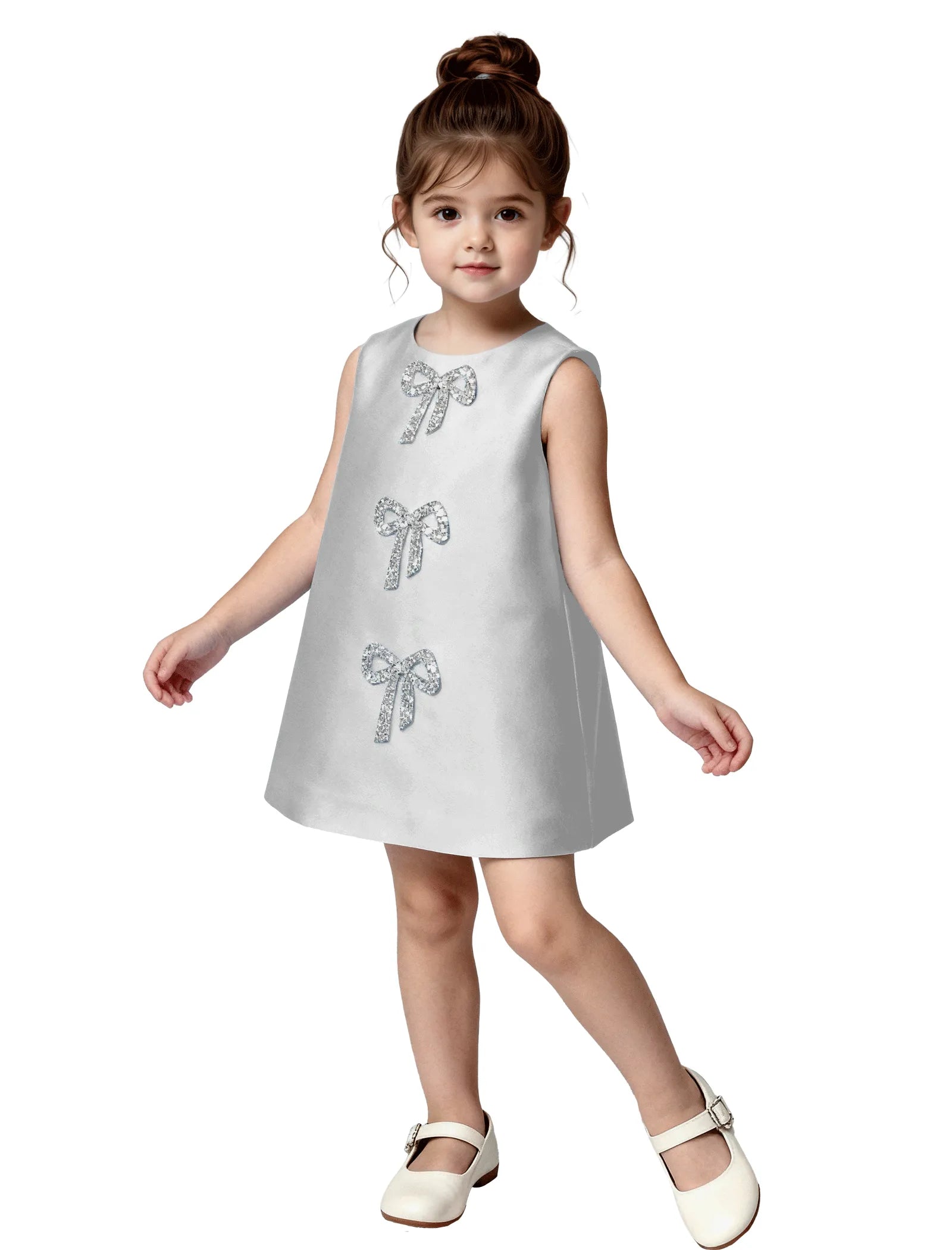 Vestido de princesa sin mangas de encaje