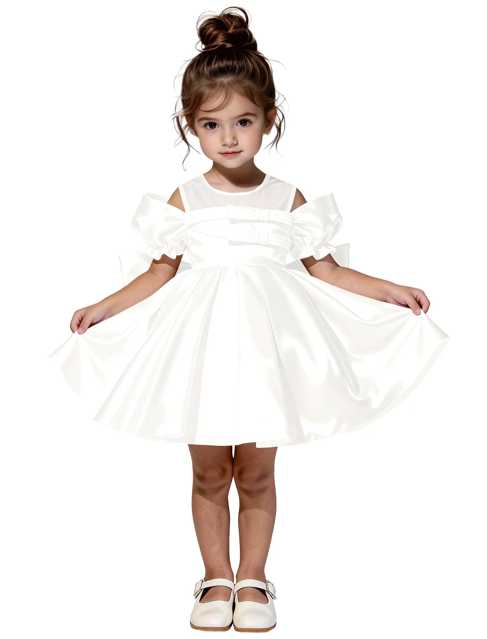 Vestido de princesa sin mangas de encaje